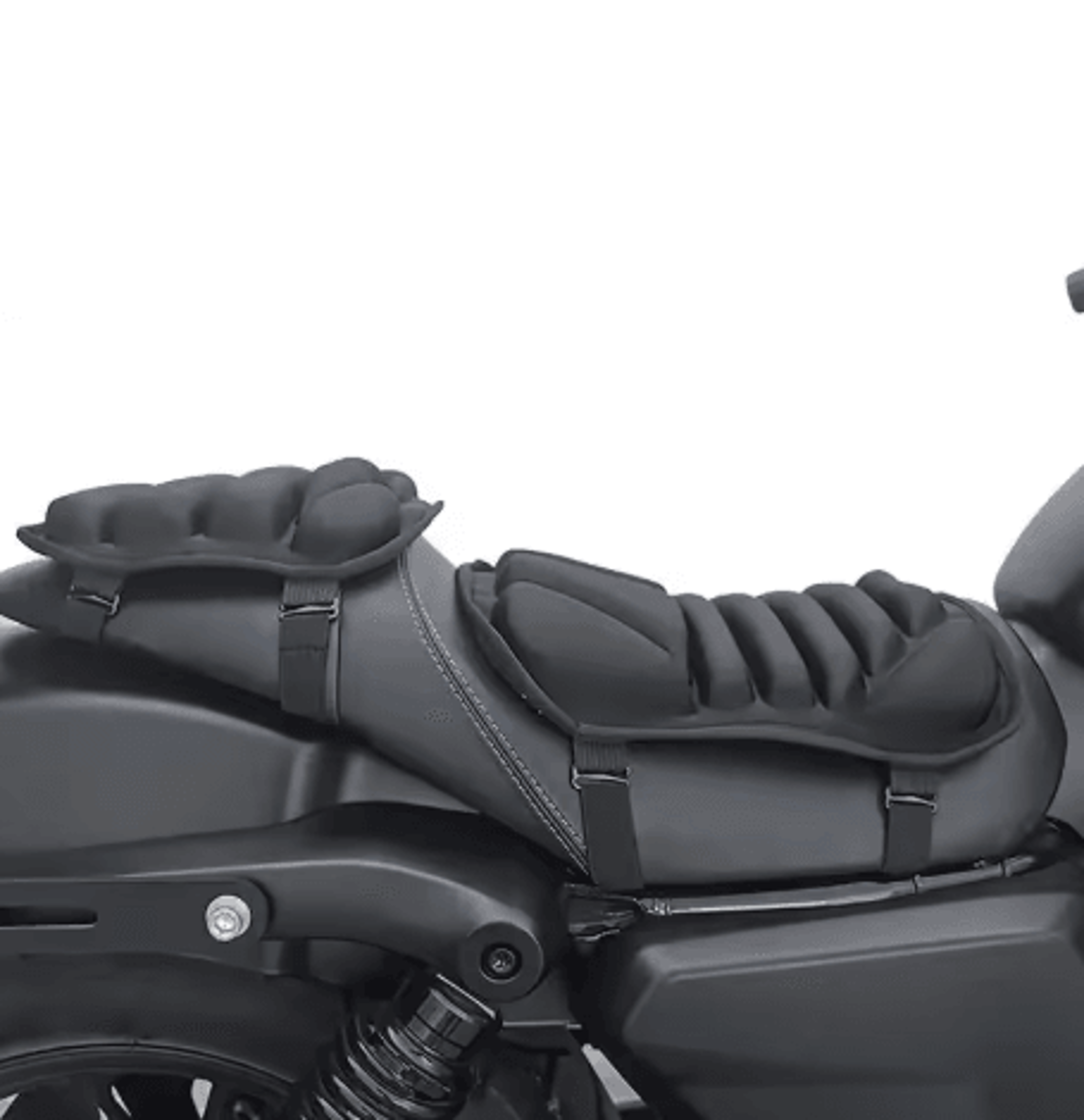 2 Pack Motorcycle Seat Pad 3D Gel Comfort Cushion Breathable Shock Absorbing Seat Cover 7