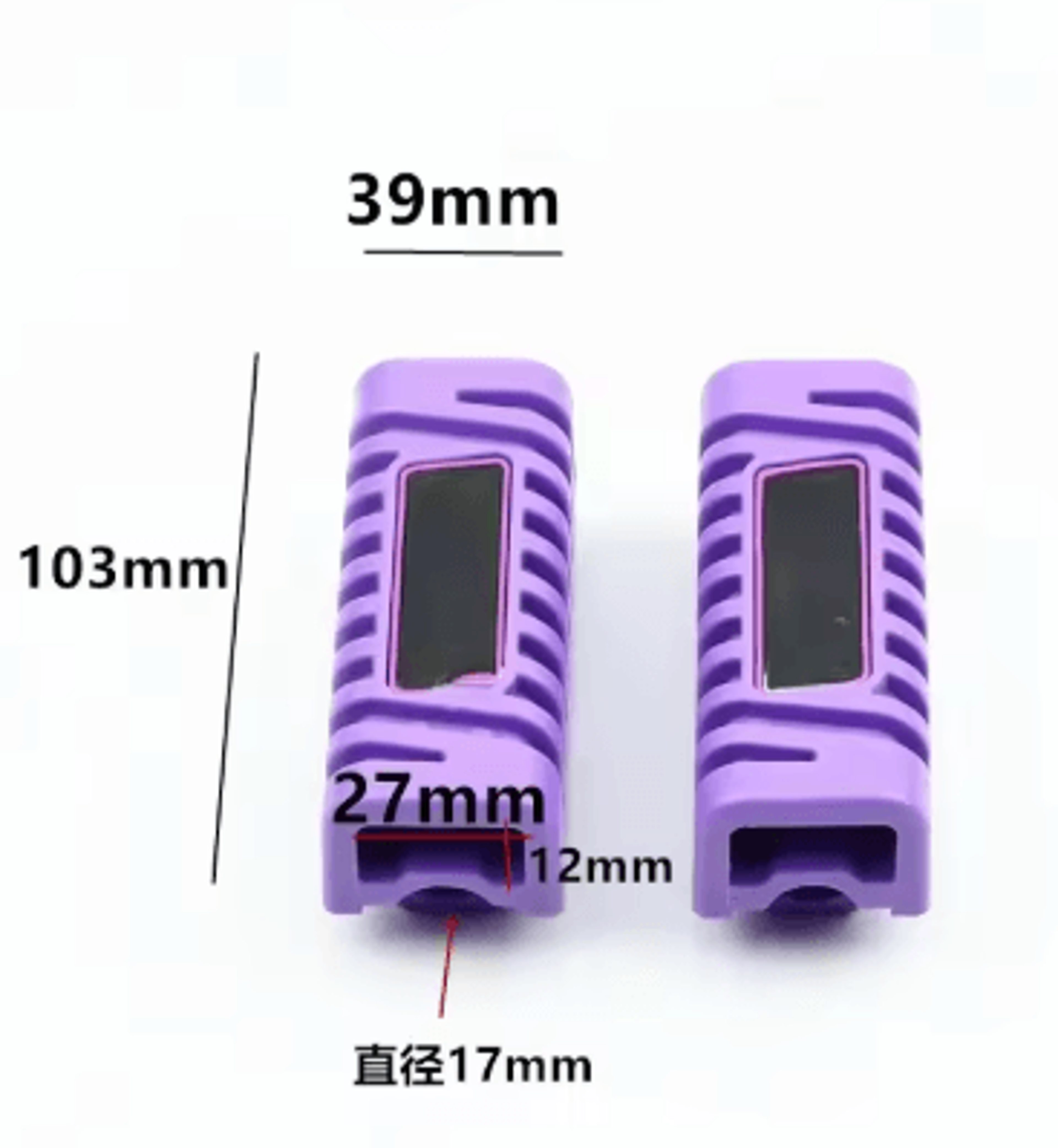 Universal Motorcycle Front Foot Pedal Rubber Cover Anti Slip Off Road Foot Peg Protector PROTAPER C 8