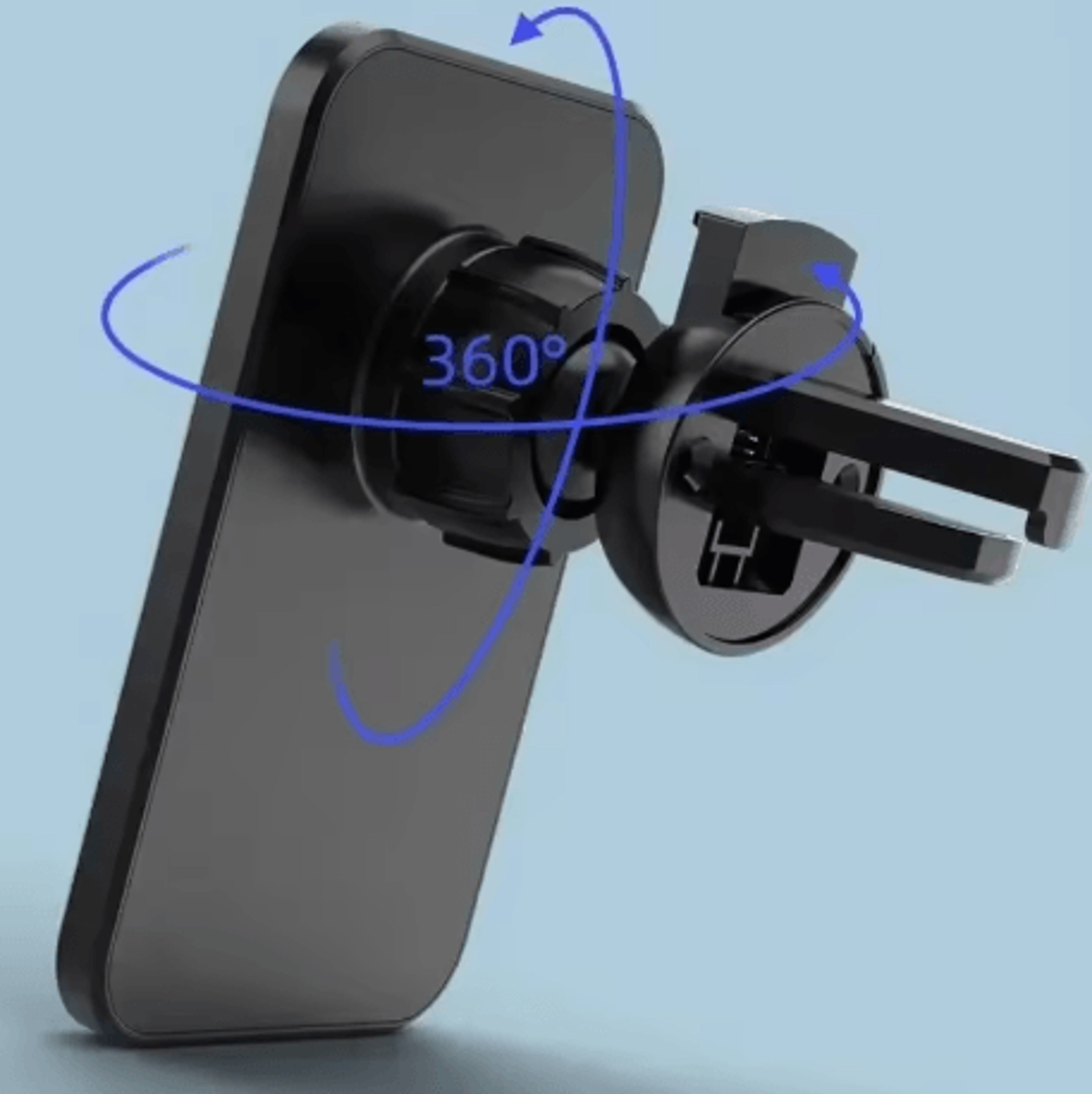 15W Magnetic Wireless Car Charger For IPhone MagSafe Compatible Fast Charging Car Mount 4