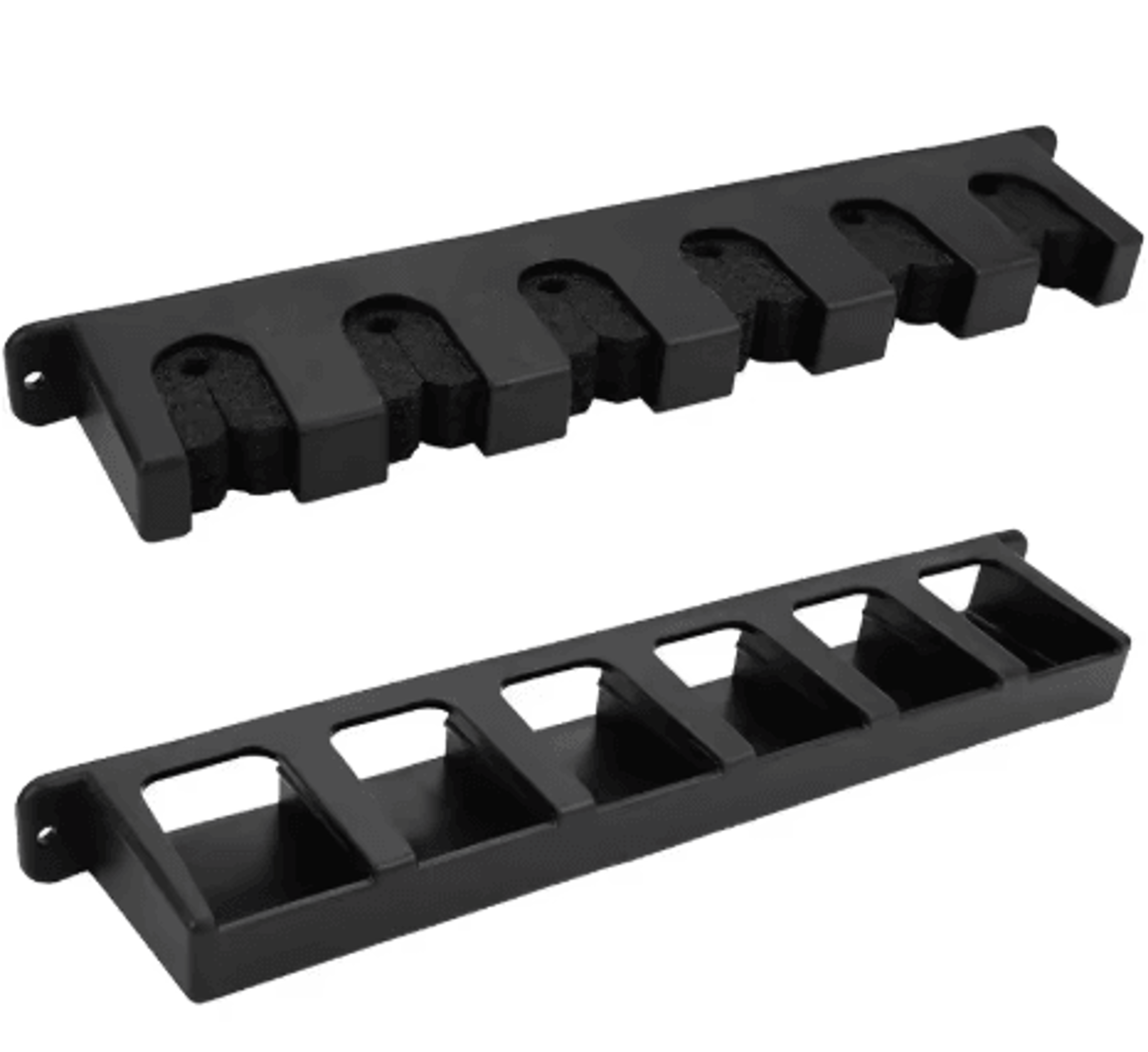8 Rod Wall Mounted Fishing Rod Holder Modular Space Saving Storage Rack For Garage And Home 8
