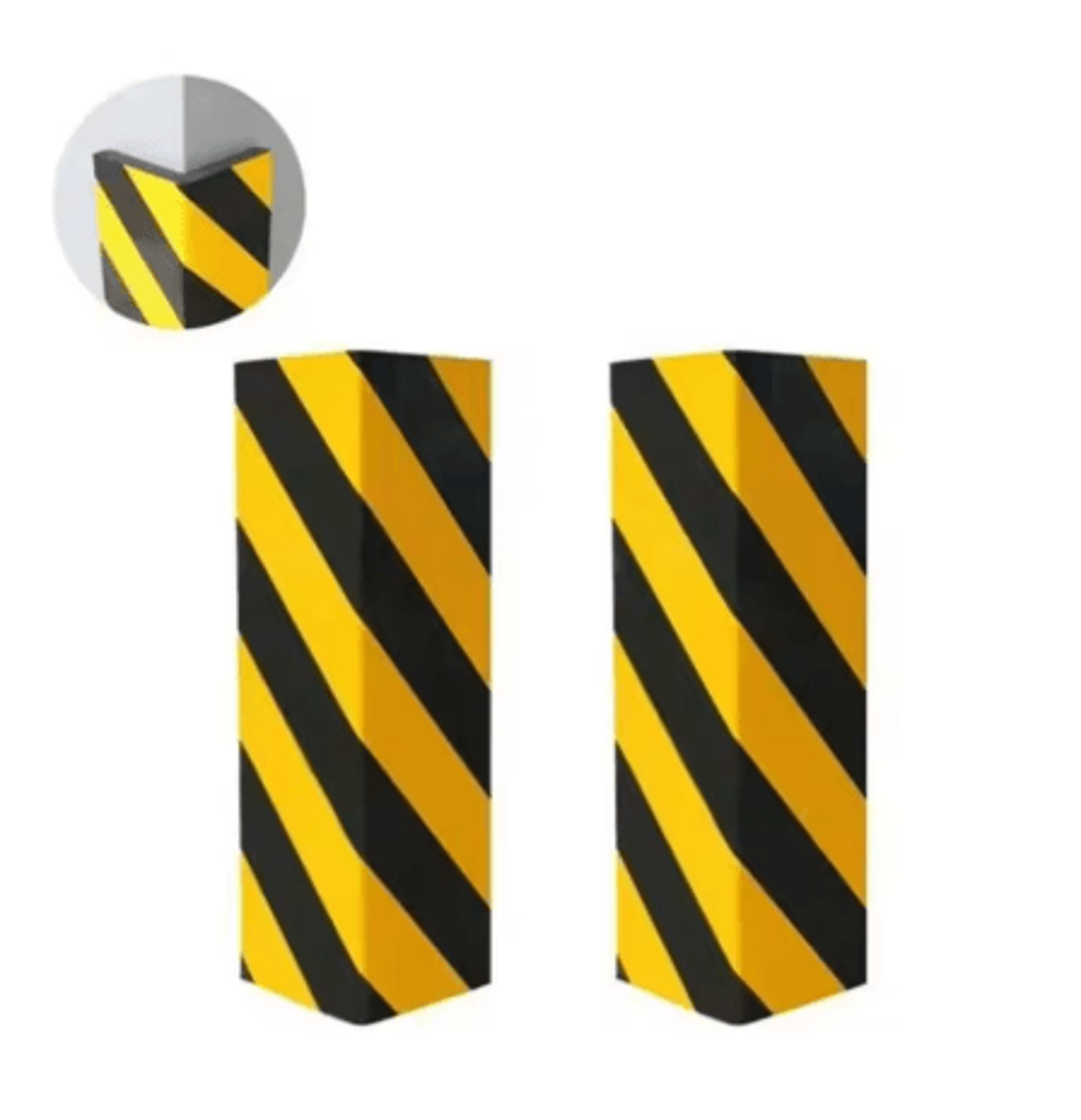 Car Foam Warning Sign Bumper Protector Self Adhesive Reflective Safety Strip For Garage Walls 3
