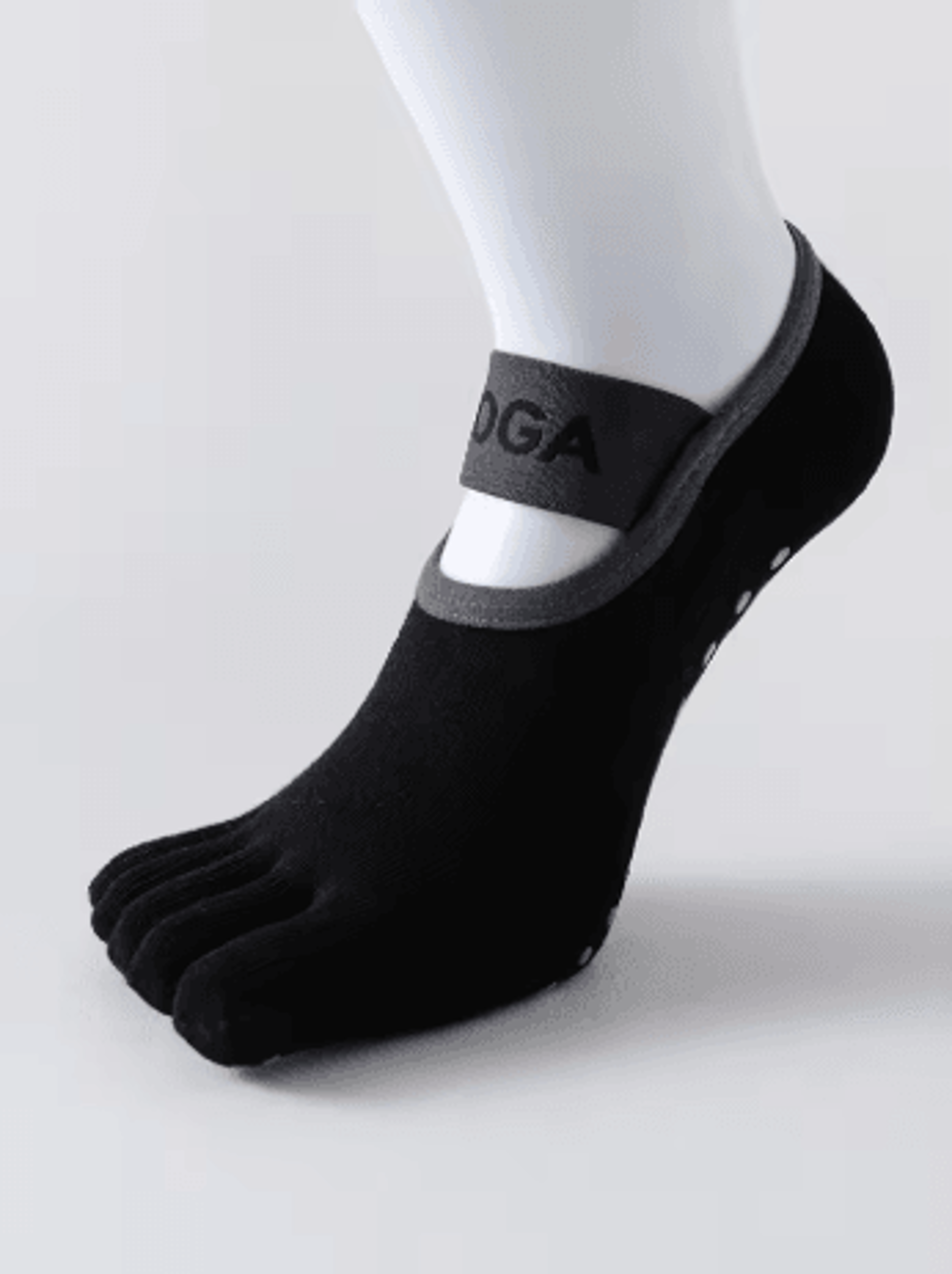 Womens Five Finger Yoga Socks Anti Slip Cotton Fitness Socks For Pilates And Training 3