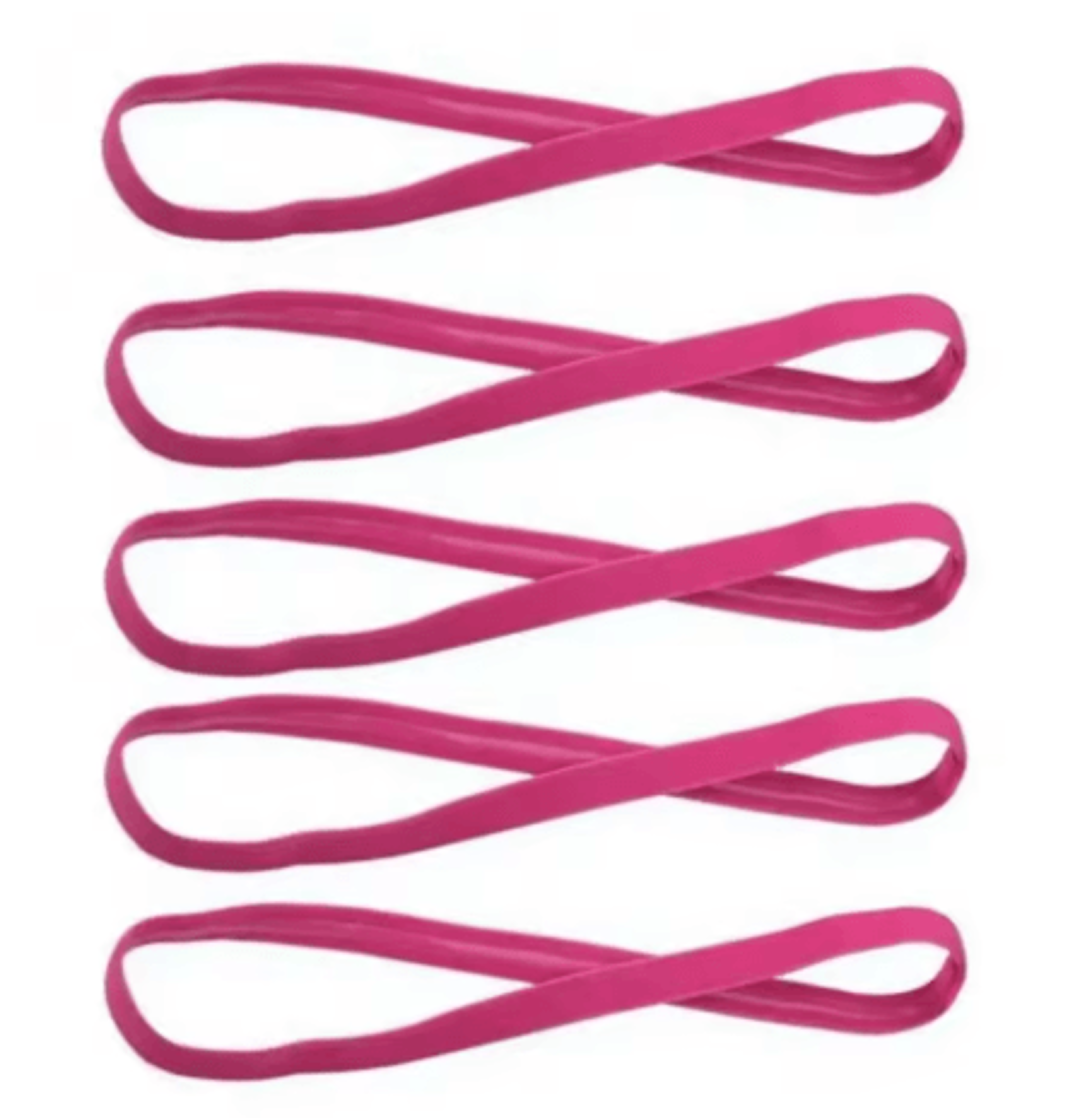 5PCS Candy Color Sports Headbands Anti Slip Elastic Yoga Hair Bands For Men And Women 1