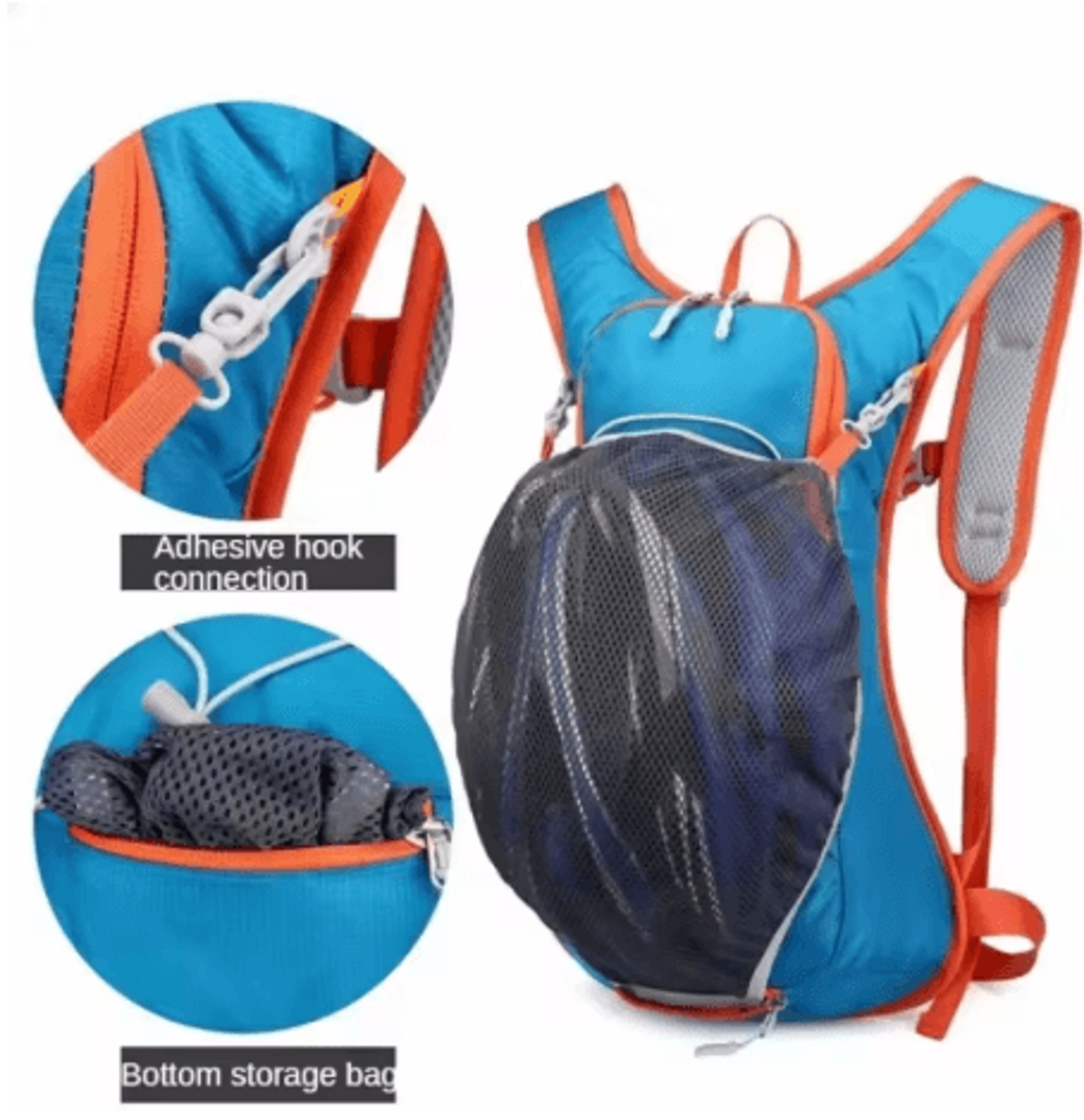 12L Outdoor Hydration Backpack Ultralight Waterproof Cycling And Hiking Pack With Helmet Storage 8