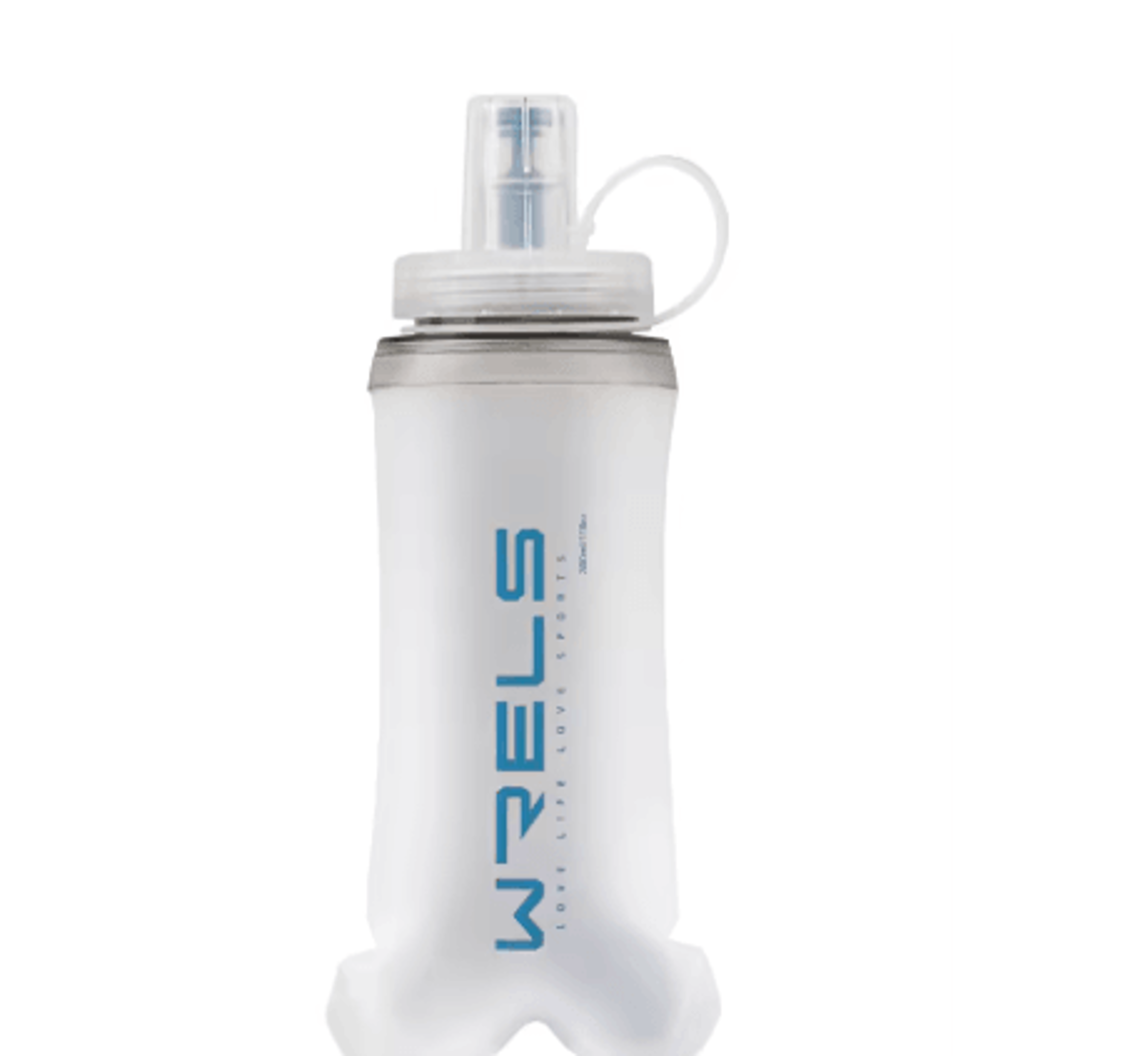 Collapsible Soft Water Bottle Large Caliber Sports Flask For Cycling Hiking And Running 2