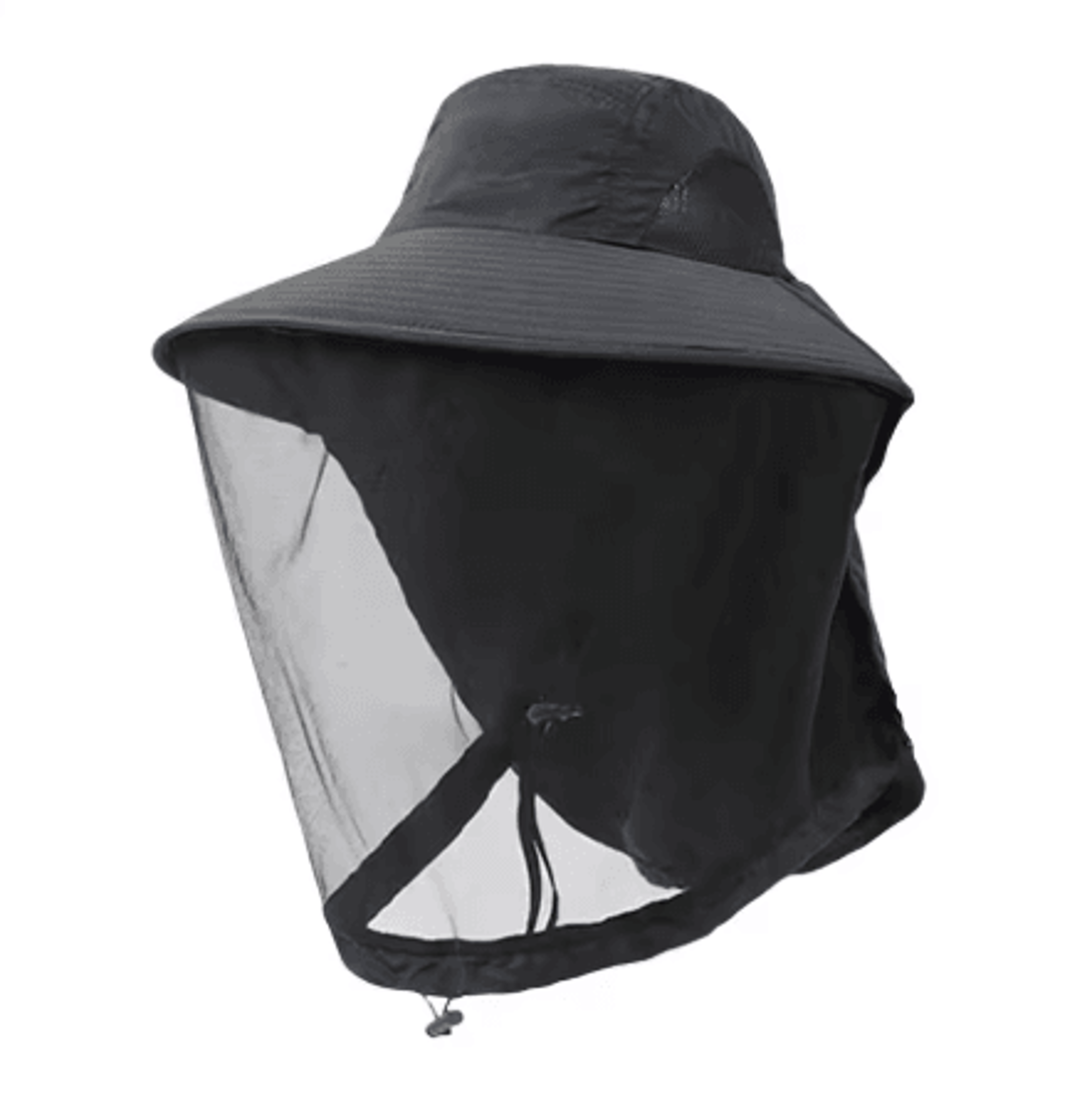 Mosquito Prevention Fishing Cap Full Mesh Insect Protective Head Net With Drawstring And Windproof  1