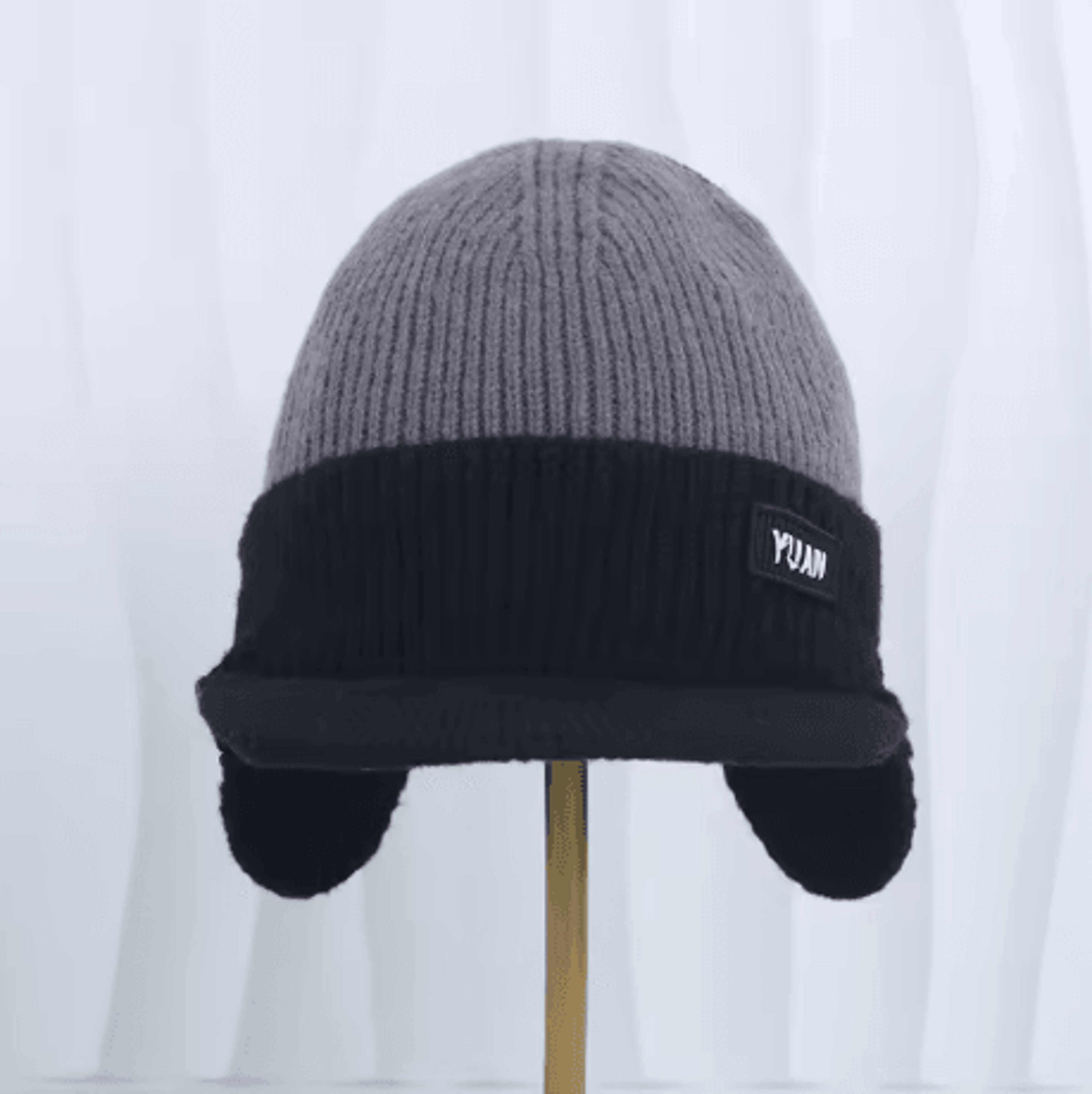 Winter Thermal Knitted Baseball Cap Windproof Ear Protection Warm Hat For Men And Women 3