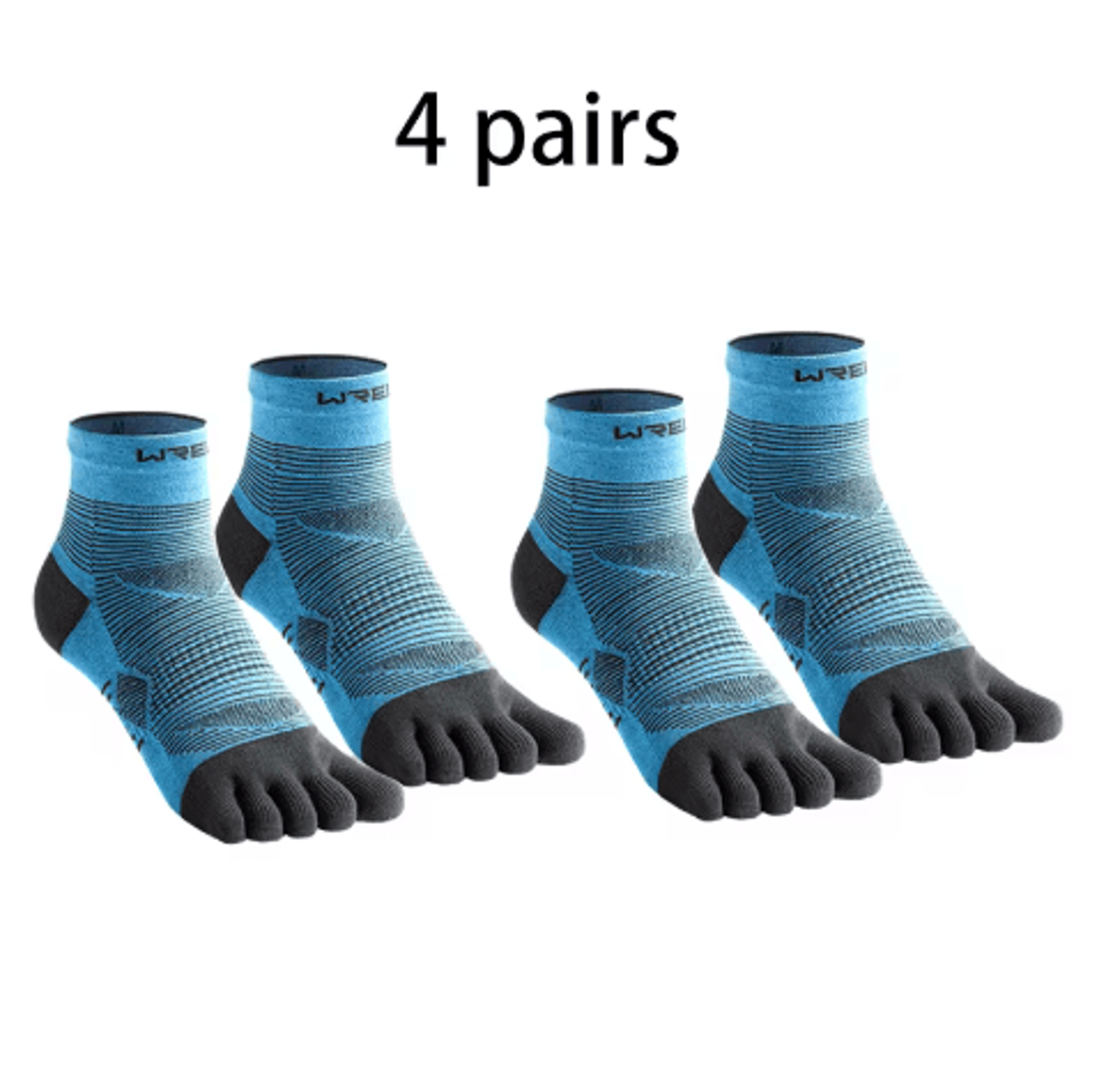 COOLMAX Five Finger Running Socks High Performance Cushioned Toe Socks Moisture Wicking And Quick D 13
