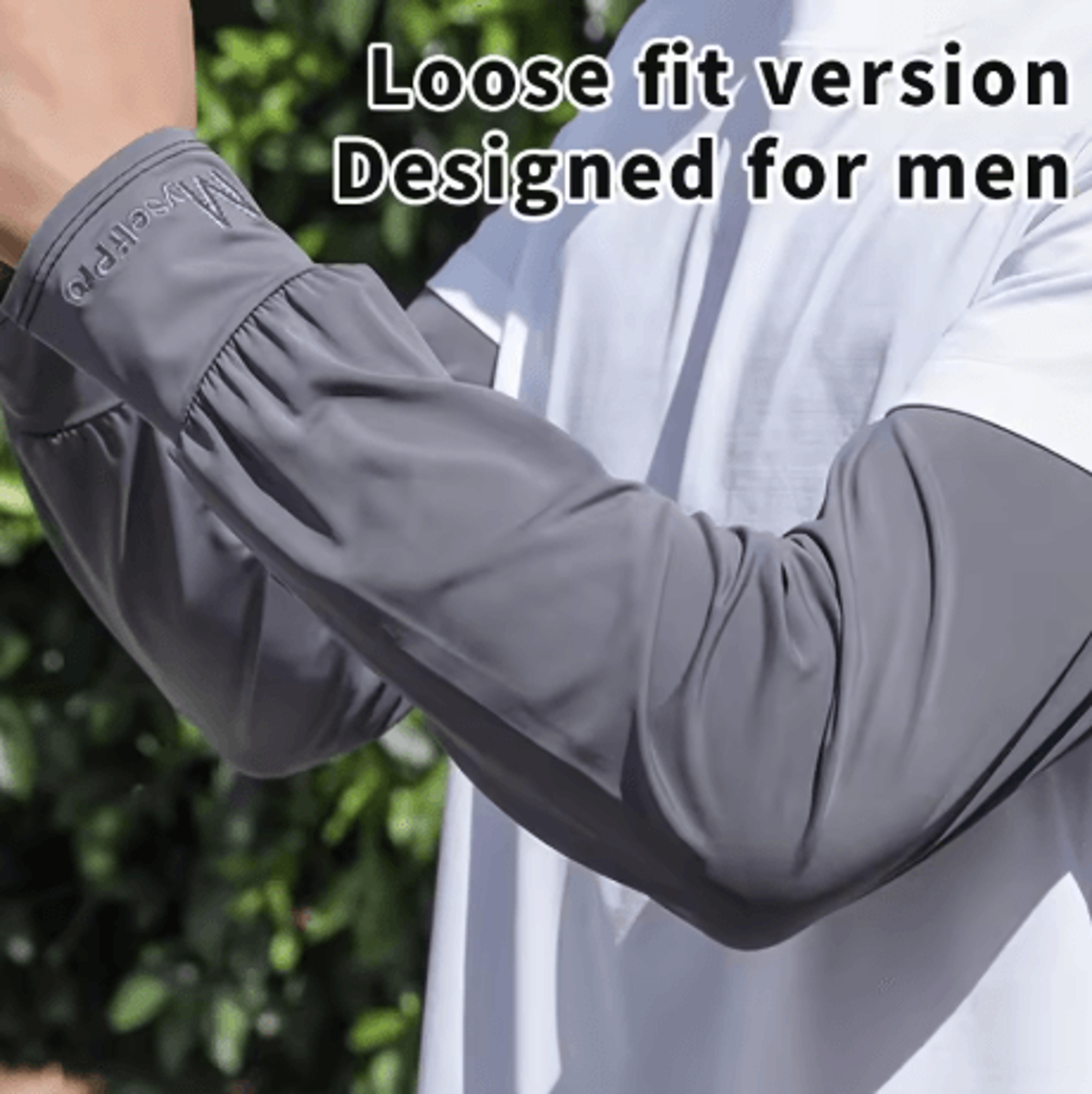 Cooling Arm Sleeves Breathable Ice Silk Sun Protection Sleeves For Summer Sports And Driving Men 0