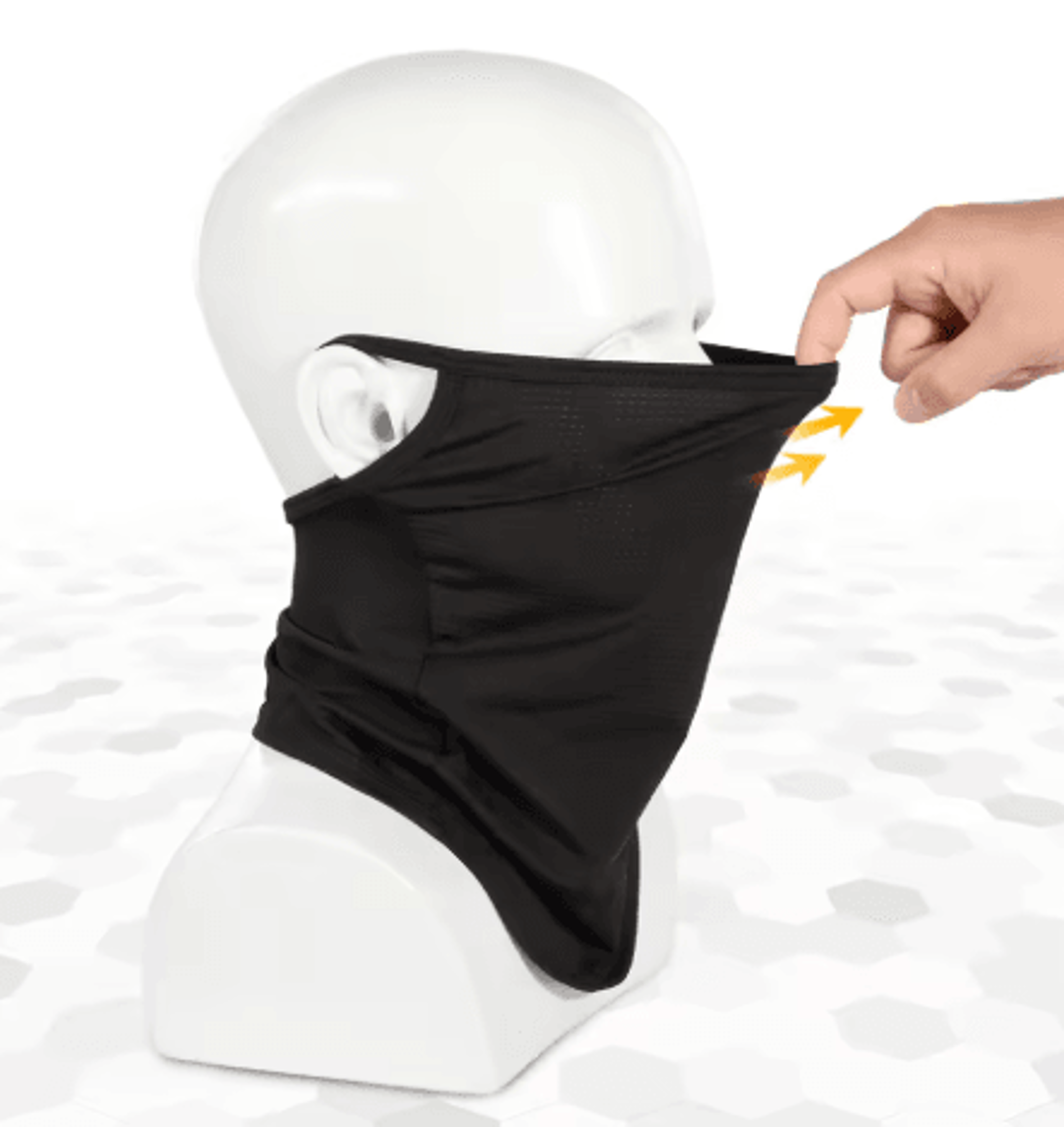 Ice Silk Sunscreen Face Mask Cooling Breathable Neck Gaiter For Summer Cycling Outdoor Sports 8