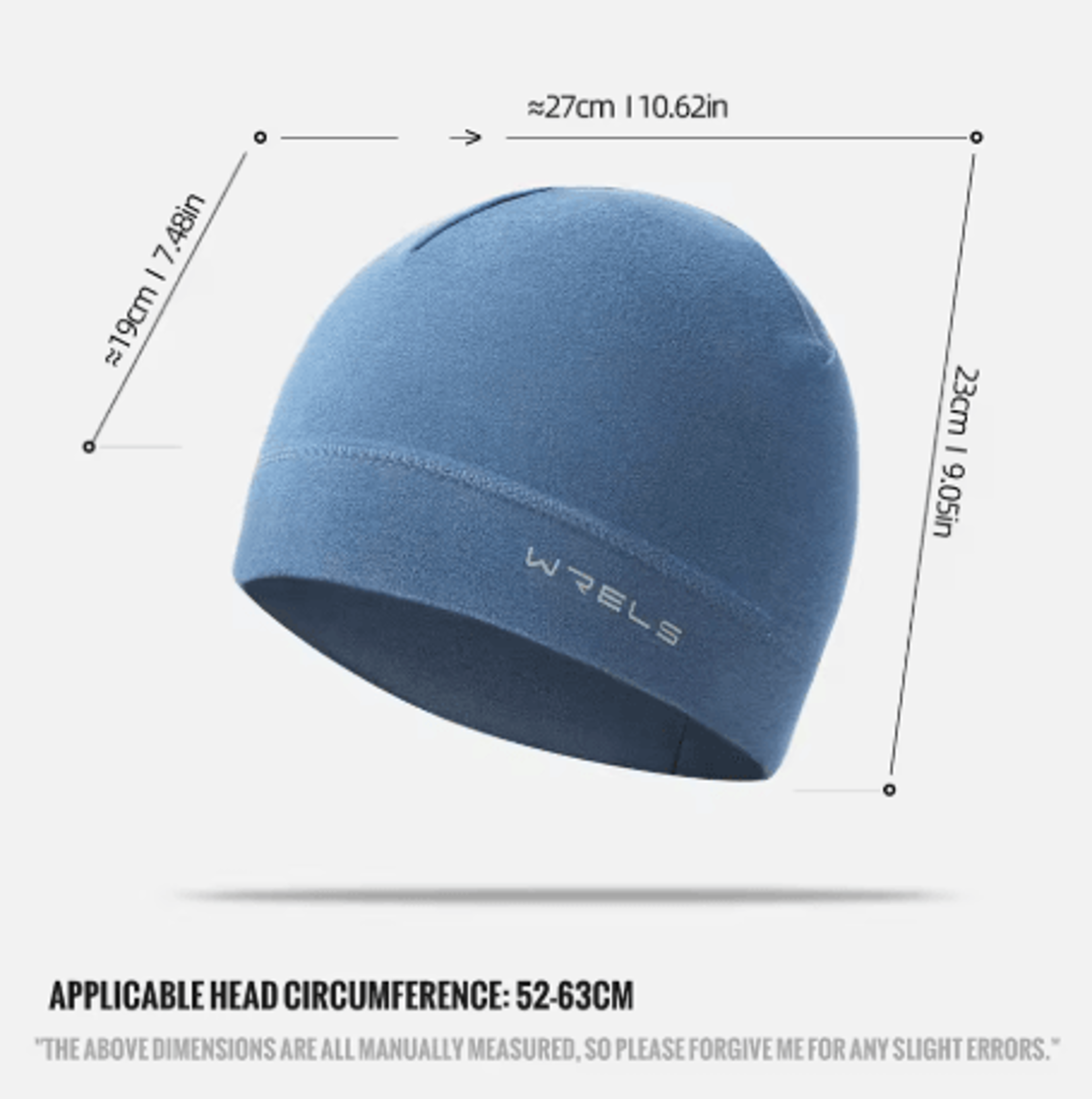 WRELS Winter Cycling Cap Windproof Thermal Fleece Warm Hat For Skiing Road Cycling And Running 8