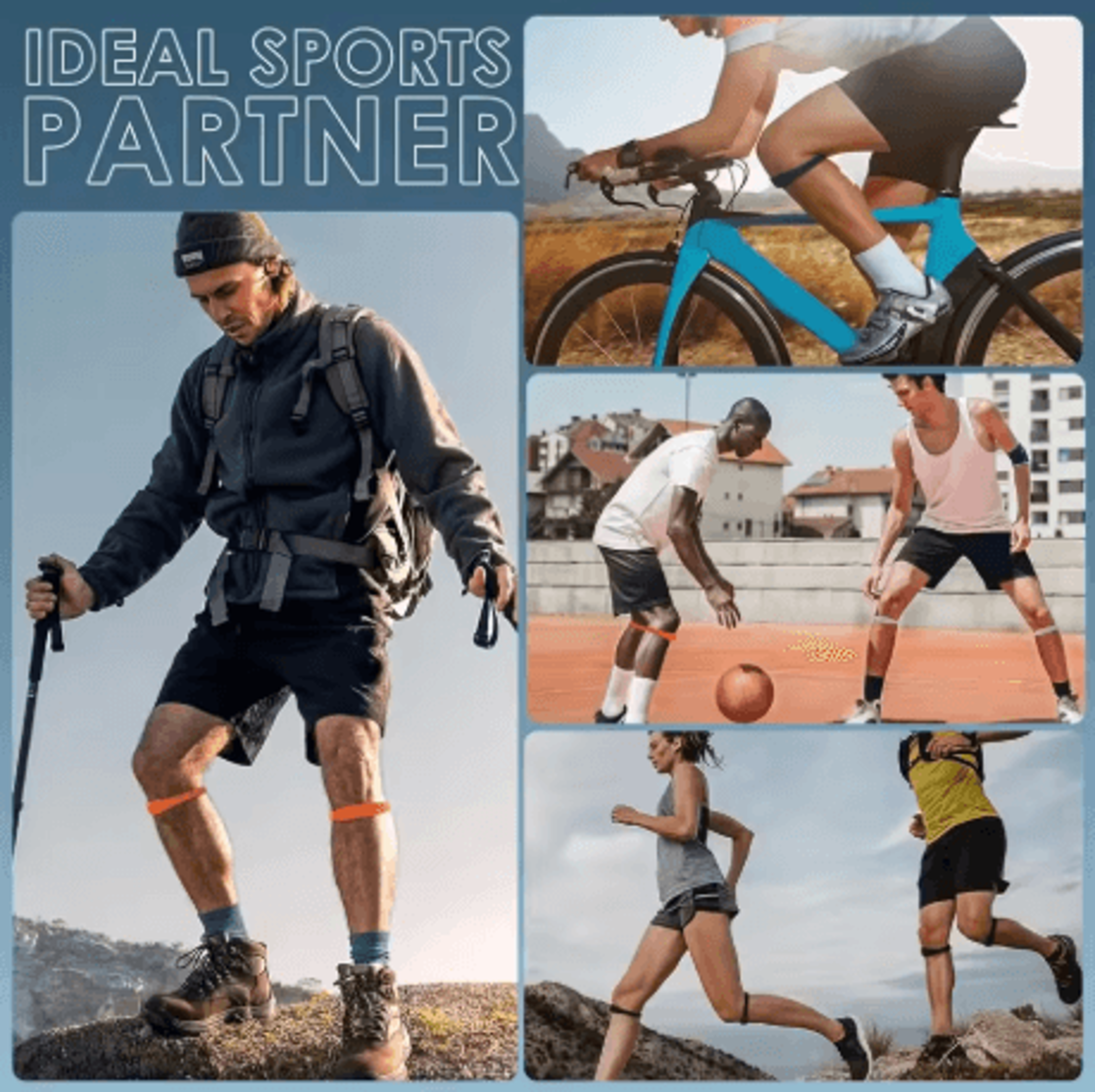 Silicone Patella Tendon Knee Strap Highly Elastic Adjustable Knee Support For Targeted Protection 6