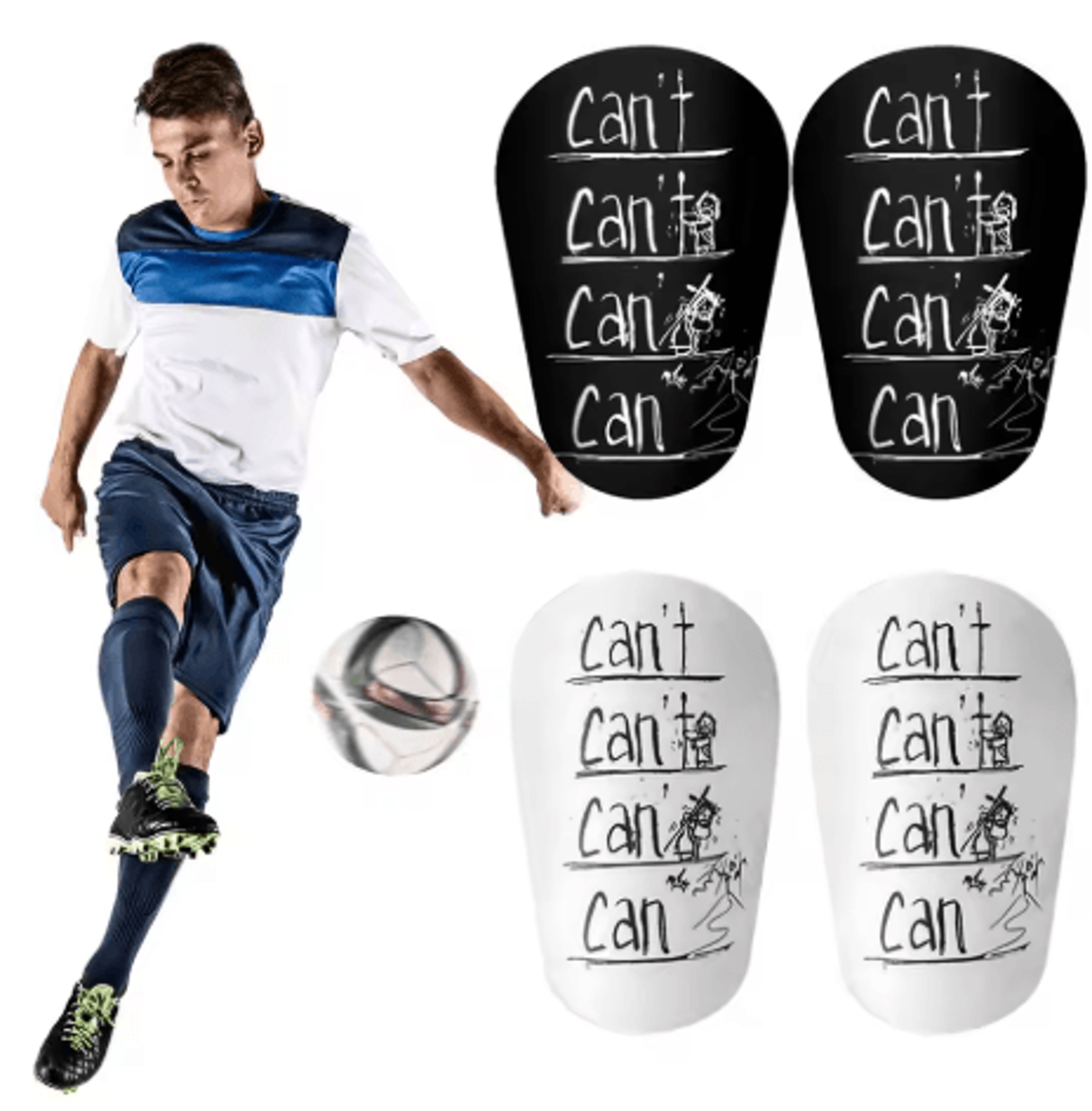 Mini Soccer Shin Guards Wear Resistant Shock Absorbing Leg Protectors For Football Training 10