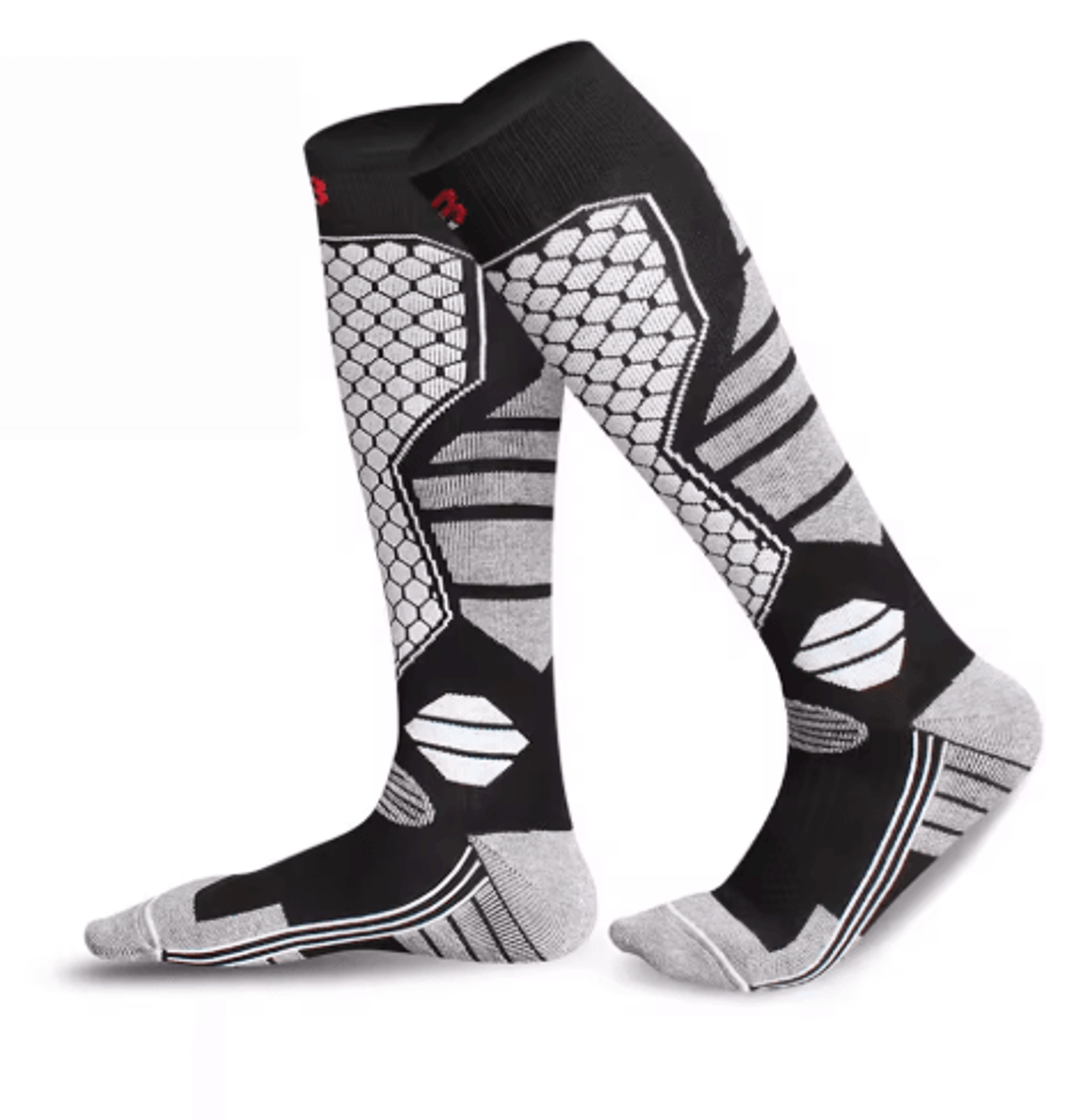 Winter Warm Ski Socks Thermal Anti Slip Compression Knee High Socks For Skiing And Snowboarding 3