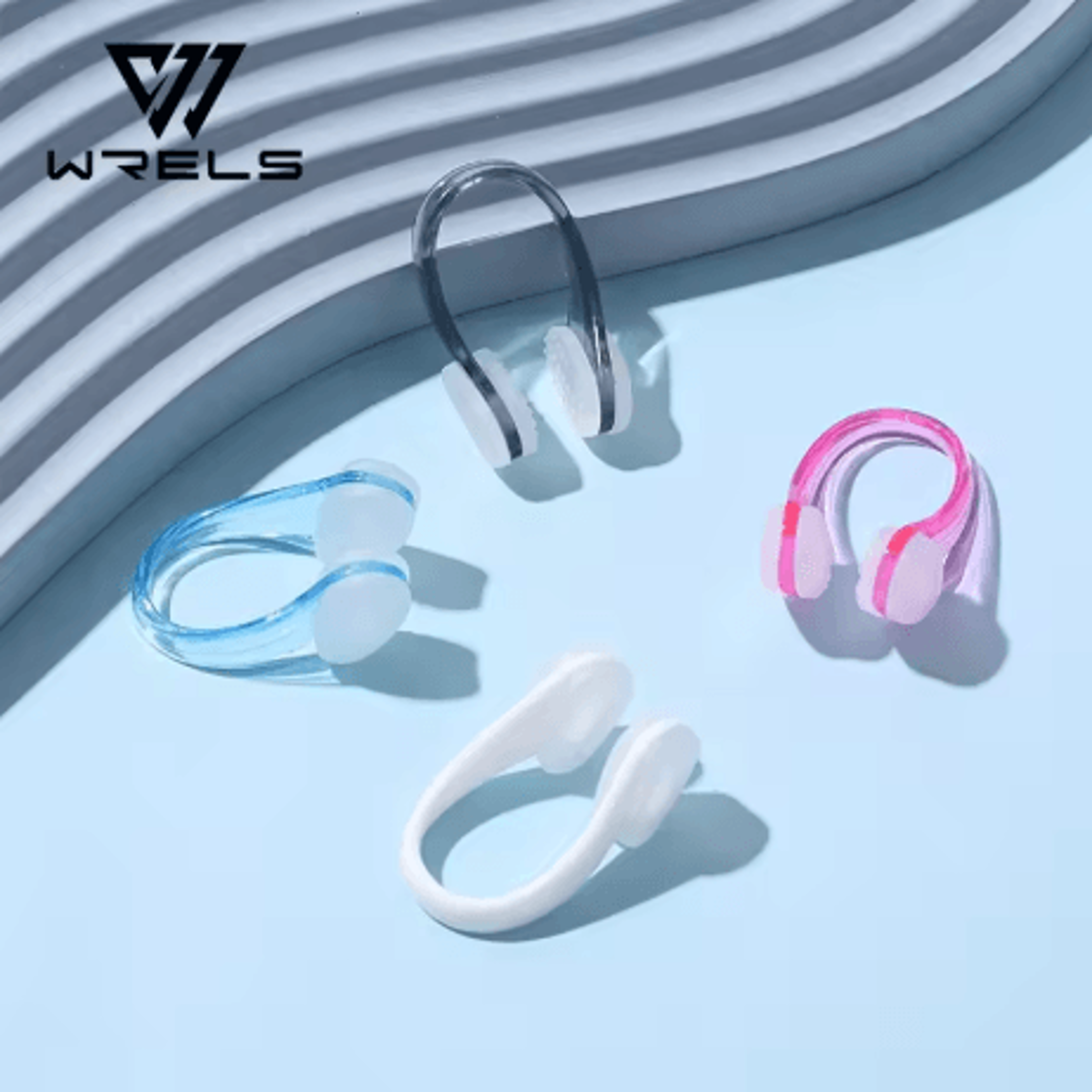 2 Pcs Swimming Nose Clip Professional Swimming Training Anti Choking Comfortable Waterproof And Non 0