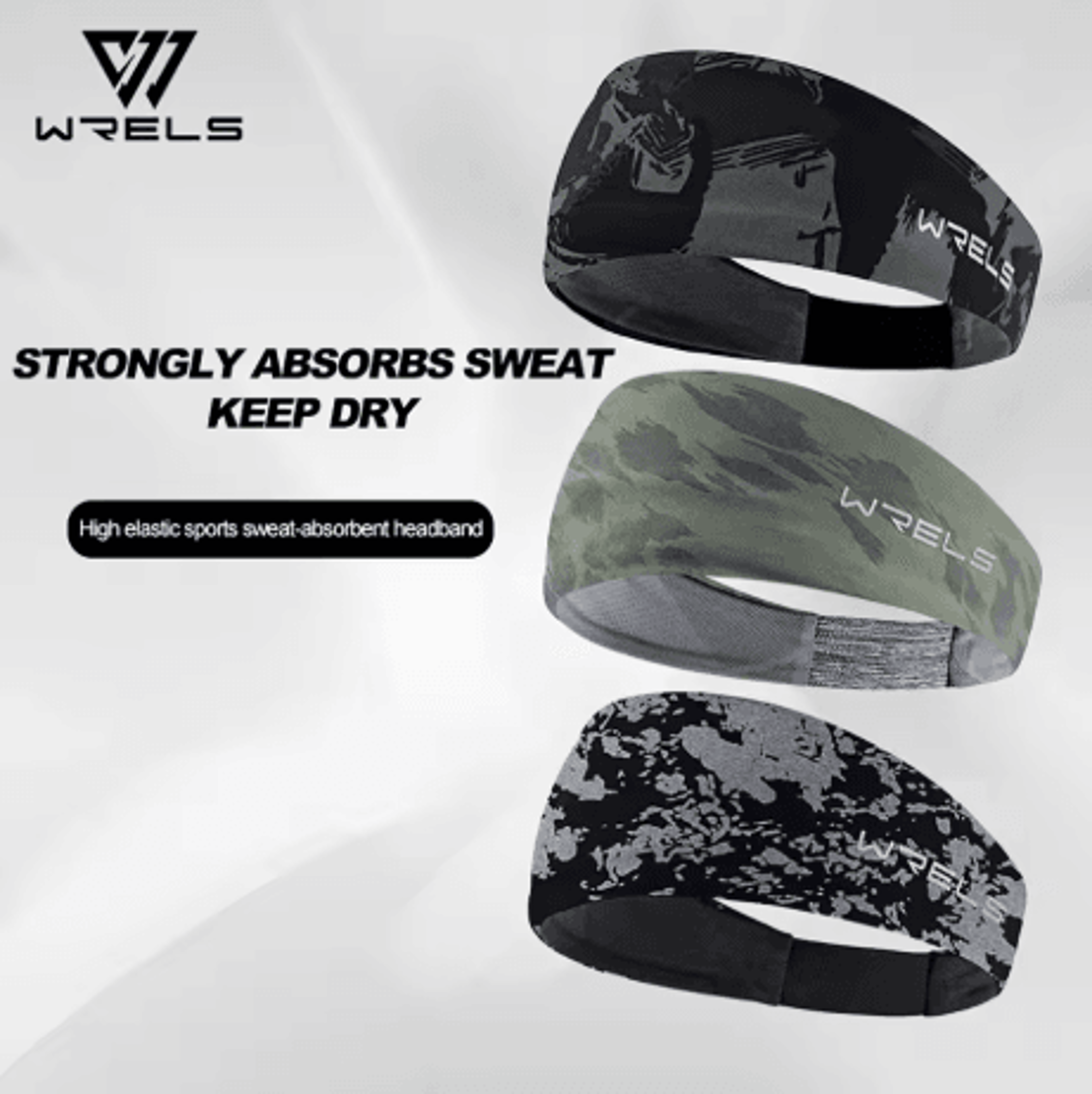 Unisex Sweat Absorbing Sports Hair Band Breathable Antiperspirant Headband For Running Yoga And Bas 0