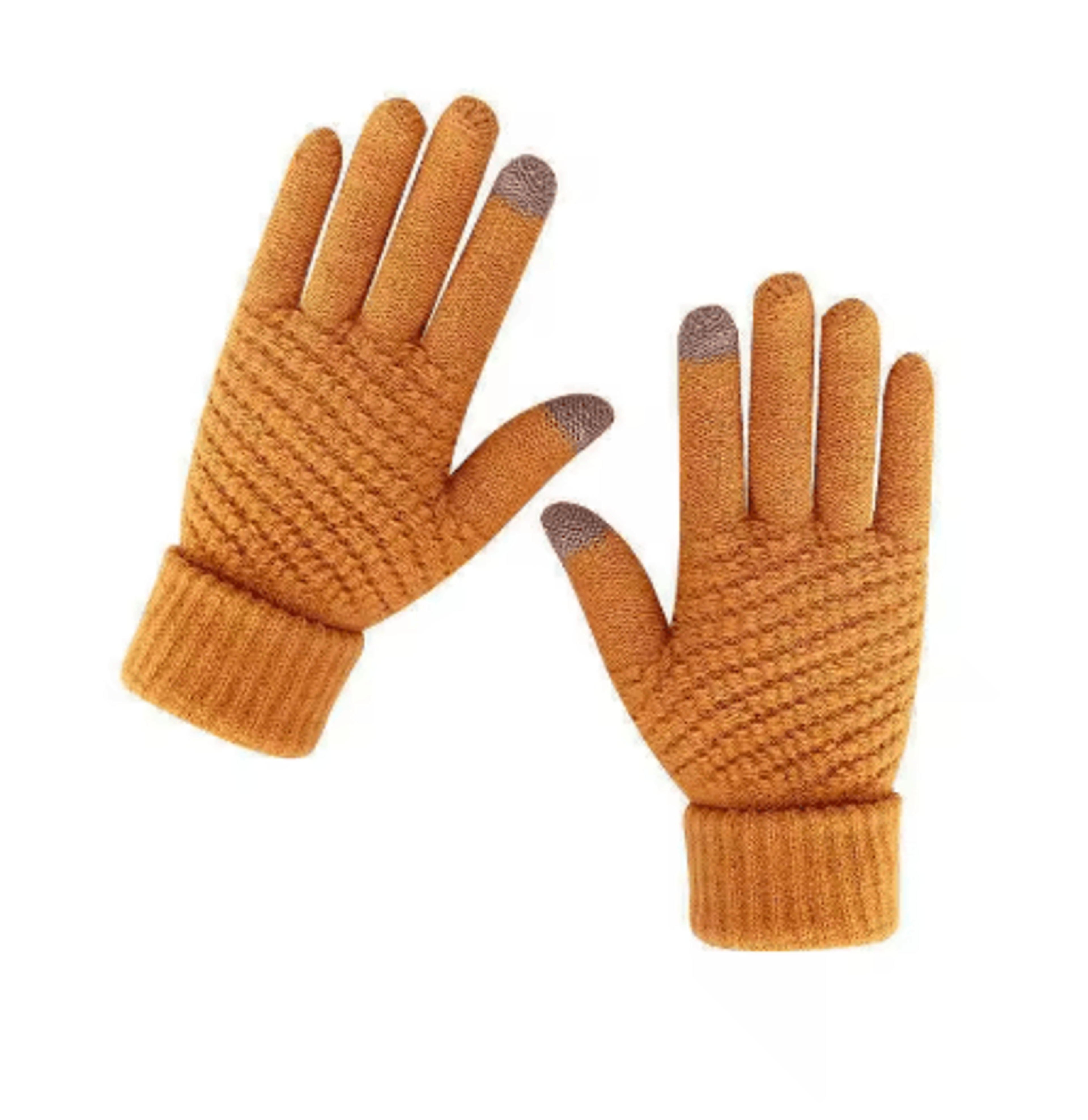 Winter Touchscreen Knit Gloves Warm Stretch Wool Full Finger Gloves For Men And Women 1