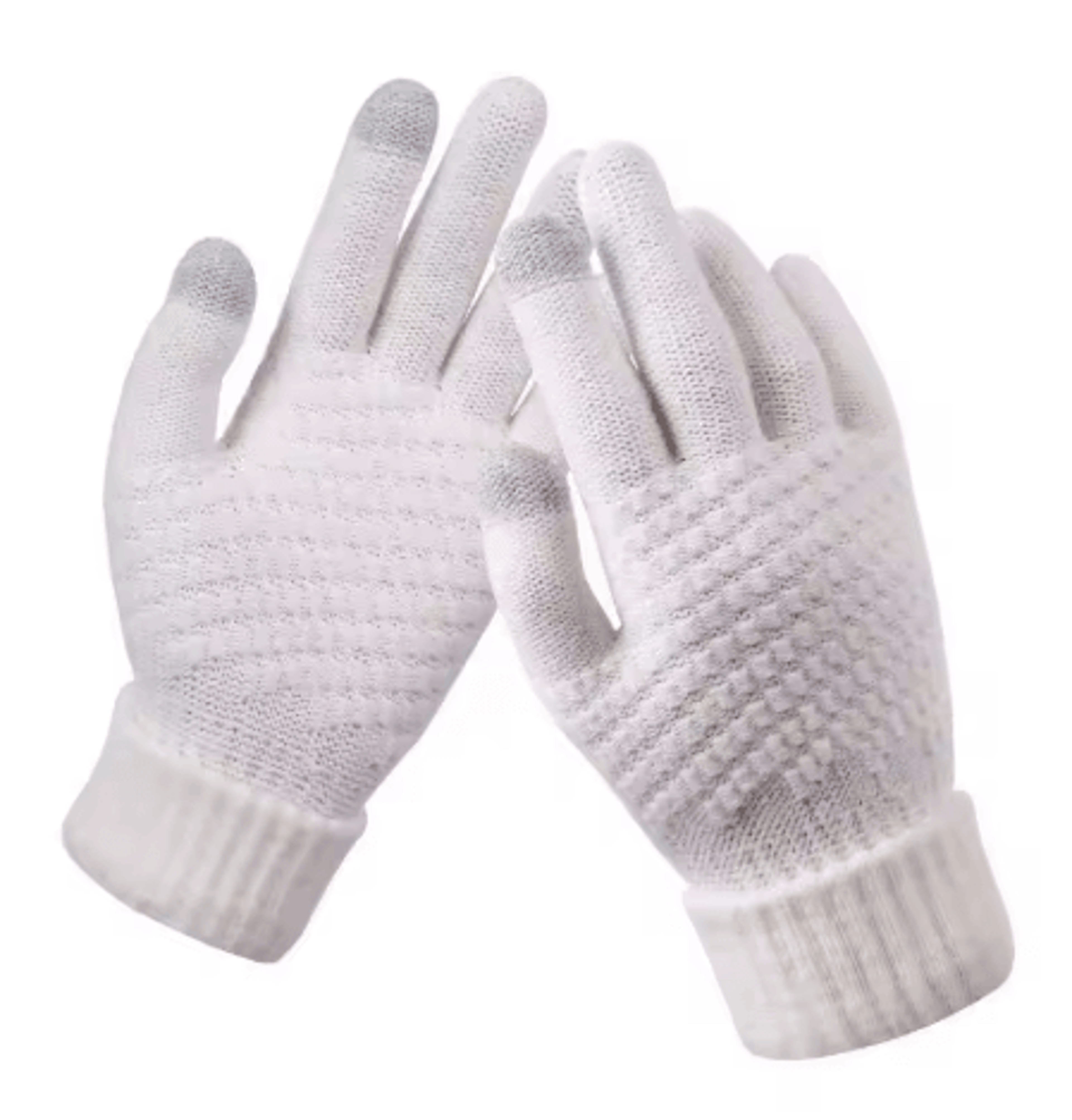 Winter Touchscreen Knit Gloves Warm Stretch Wool Full Finger Gloves For Men And Women 2