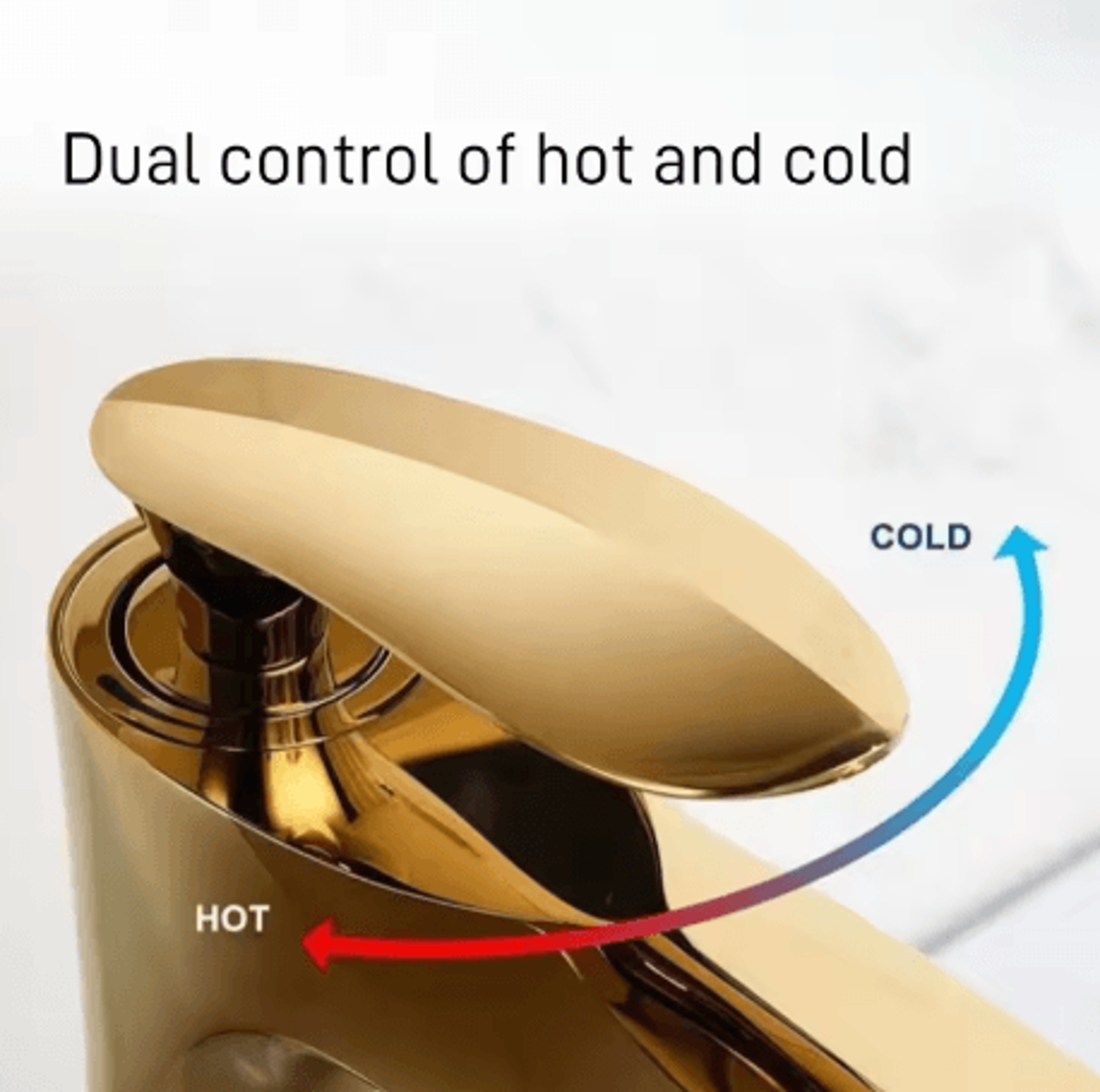 Golden Maple Leaf Basin Faucet Hot And Cold Single Hole Countertop Washbasin Faucet 5