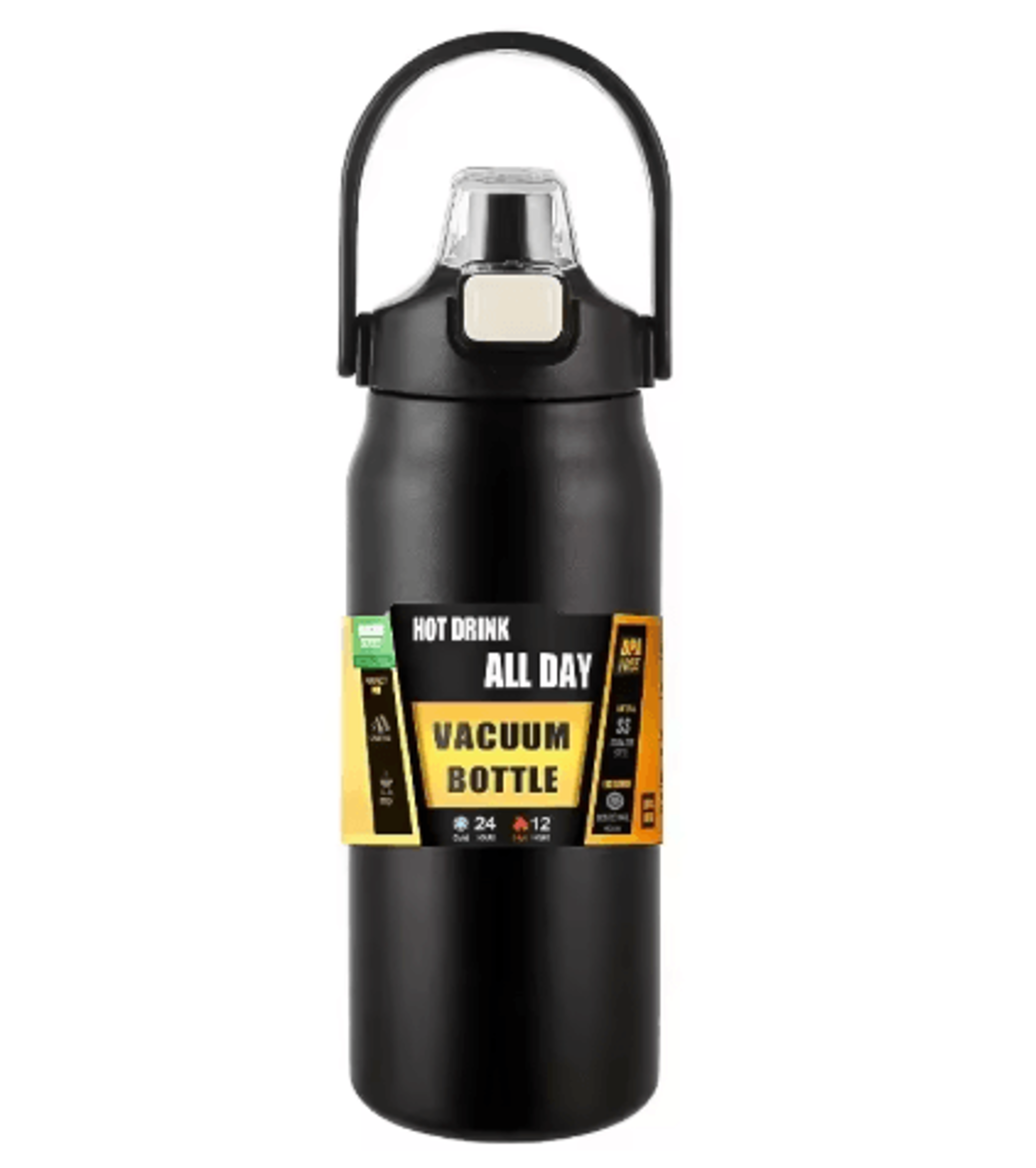 1500ml Stainless Steel Thermal Mug Vacuum Insulated Sports Water Bottle With Straw Hot And Cold 1