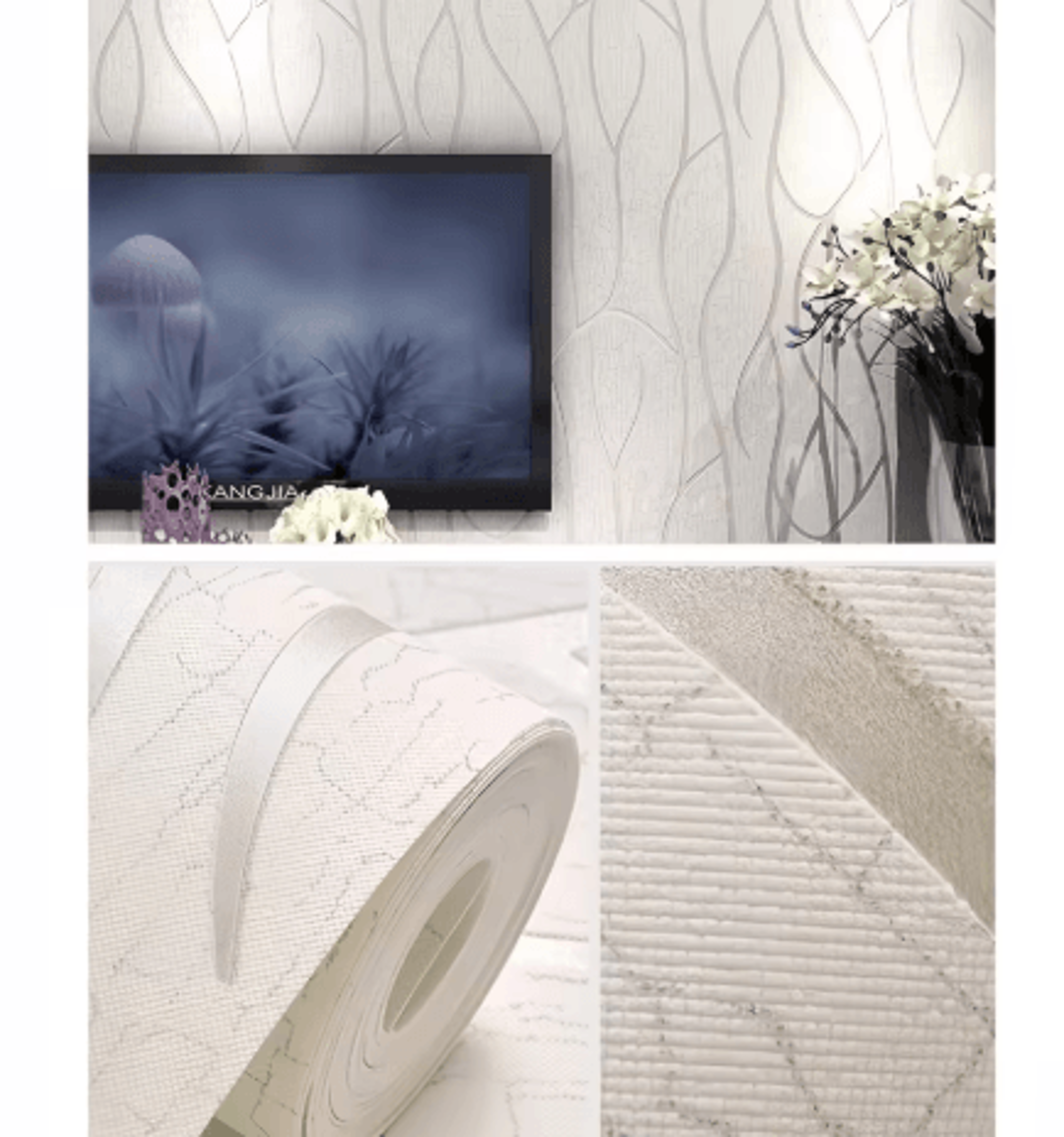 3D Decorative Wall Paper Roll Textured Wall Sticker For Living Room And Home Decor 5