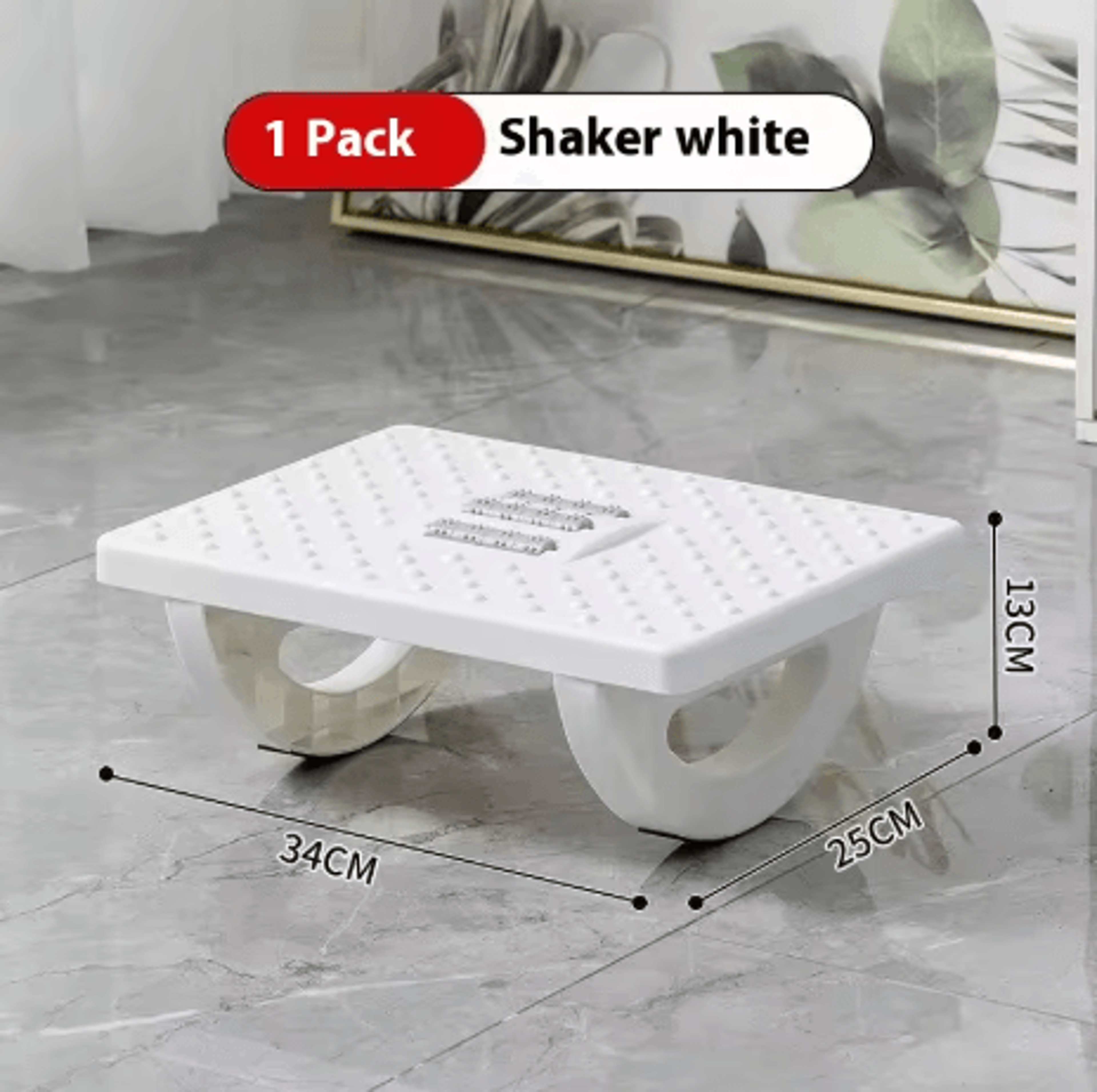 Portable Ergonomic Under Desk Footrest With Massage Rollers Comfort Foot Stool For Home And Office 6