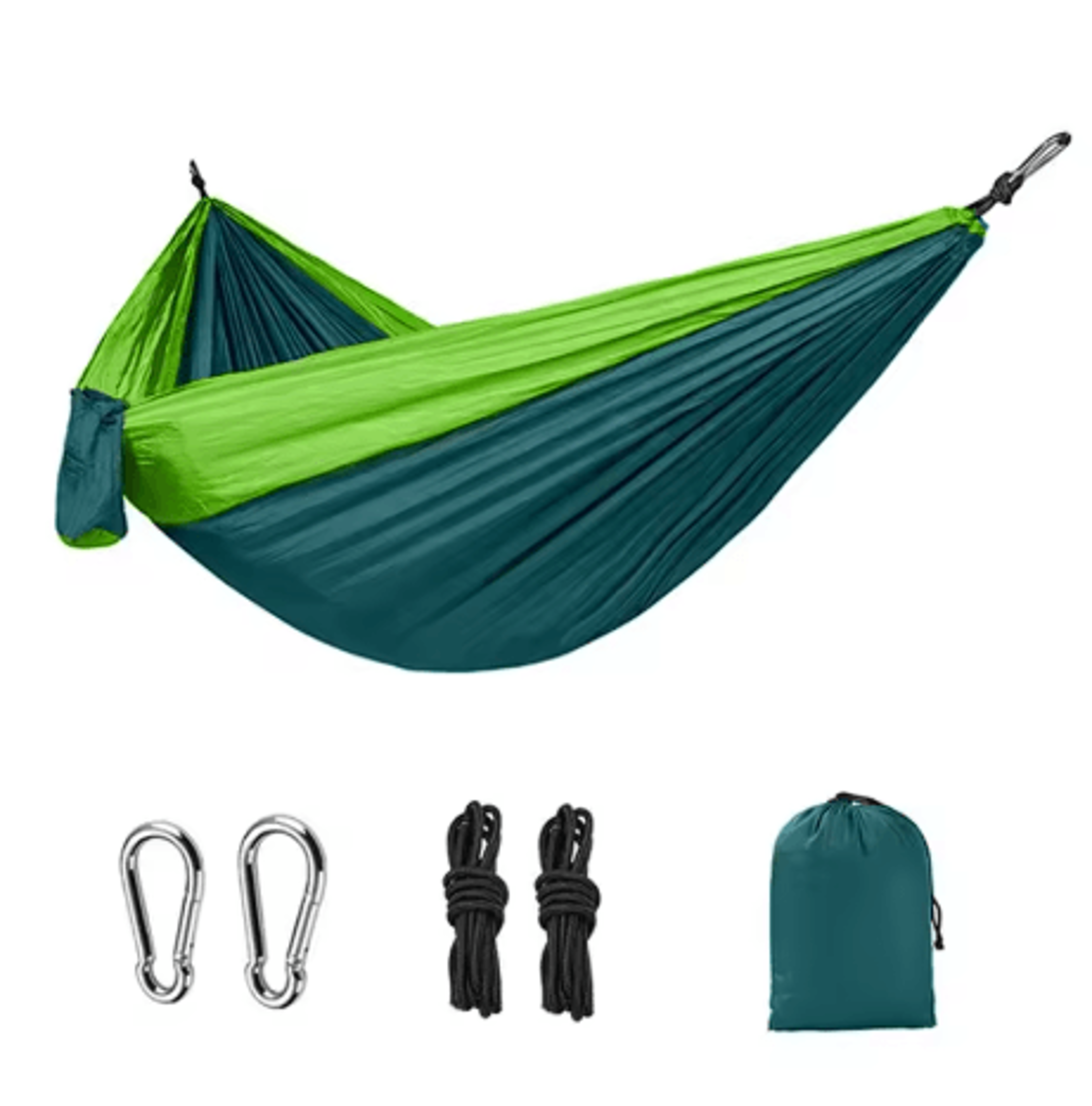 Ultra Light Camping Hammock 300kg Heavy Duty Parachute Nylon Travel Hammock For Outdoor And Indoor  3