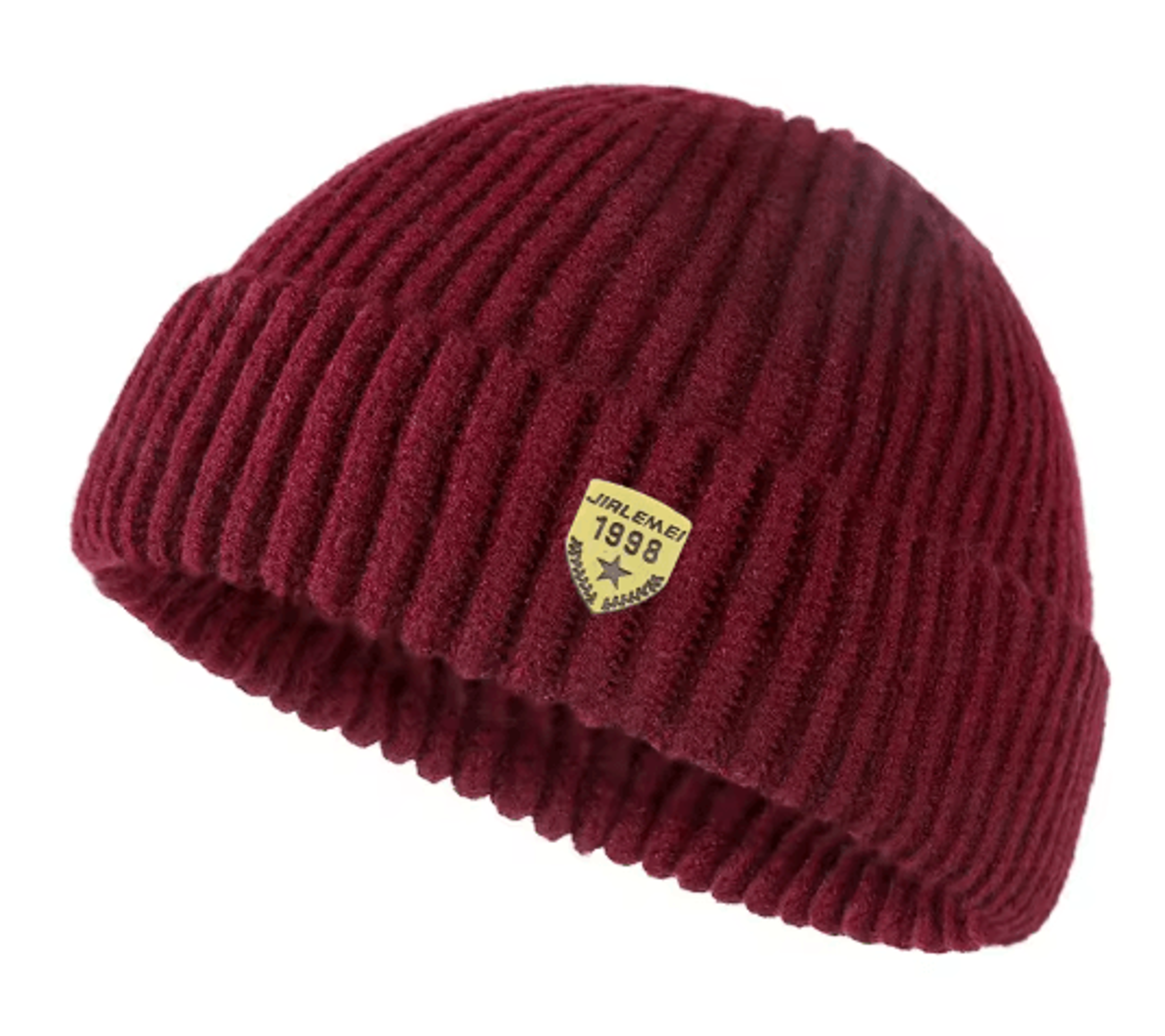 Mens Brimless Knitted Beanie Skullcap Street Style HipHop Baggy Melon Cap For Winter 5
