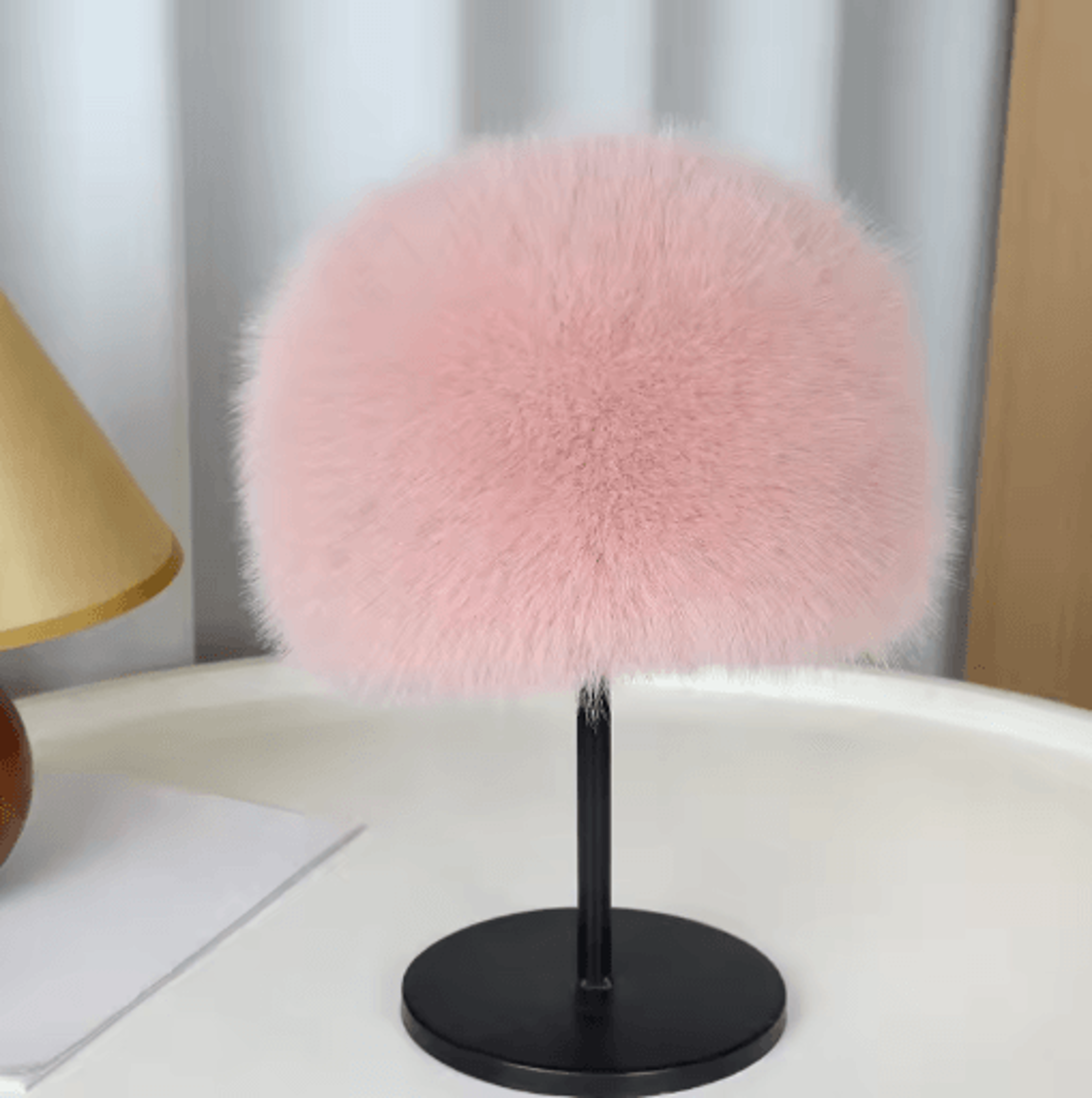 Womens Furry Winter Hat Korean Style Thickened Mongolian Faux Fur Hat For Autumn And Winter 11