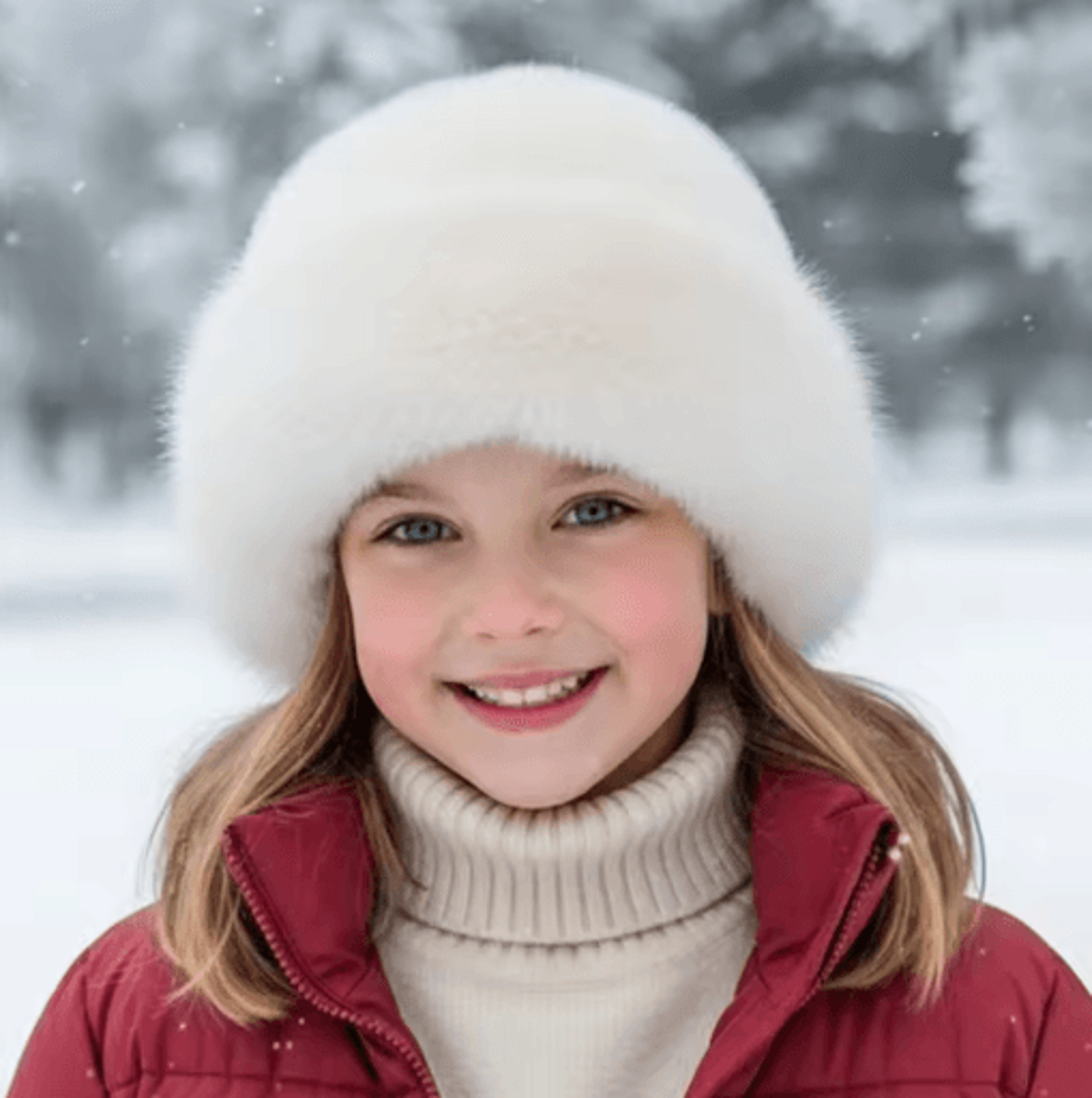Womens Furry Winter Hat Korean Style Thickened Mongolian Faux Fur Hat For Autumn And Winter 0