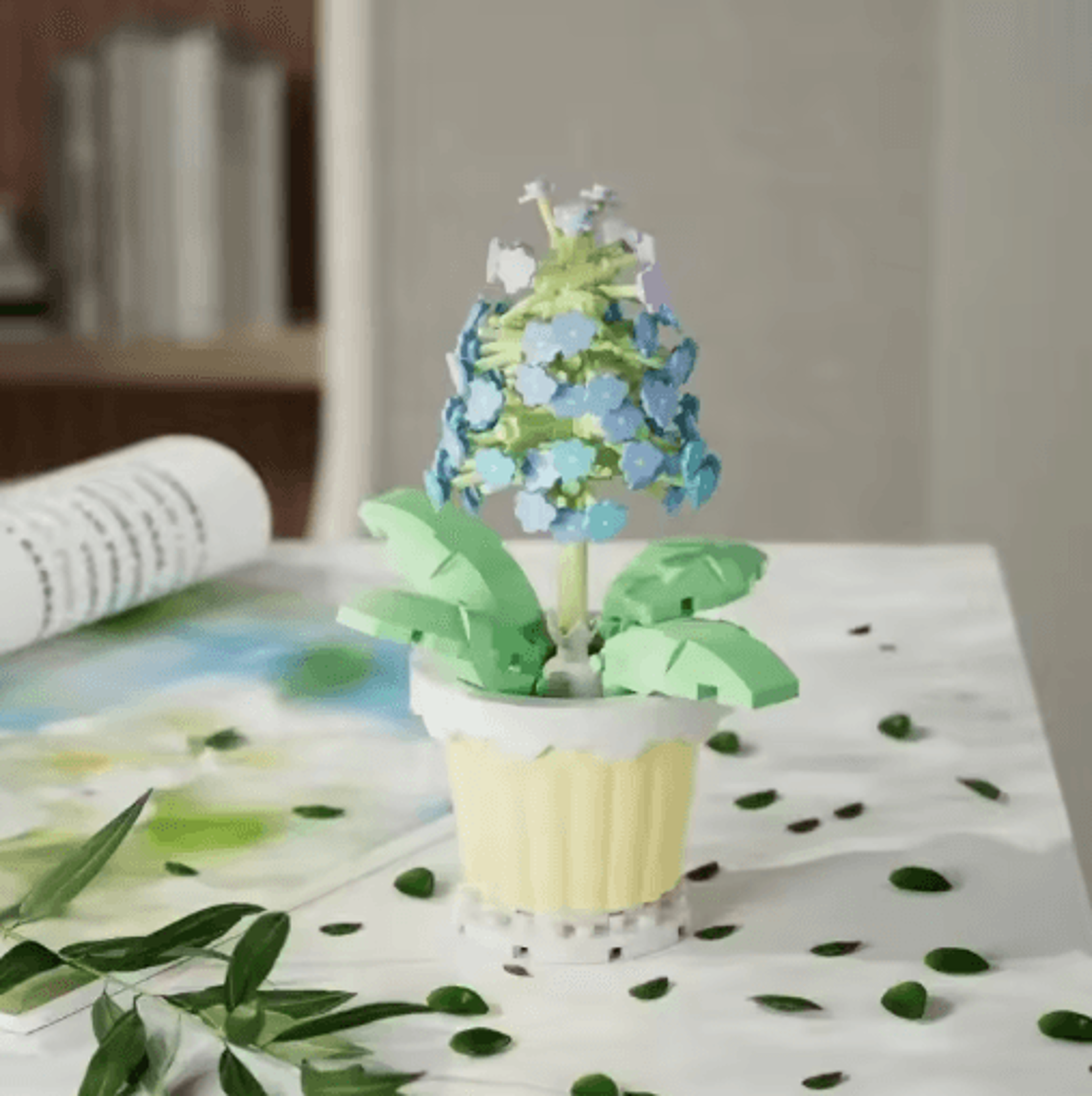 DIY Eternal Flower Building Blocks  Creative Assembling Toy For Kids  Decorative Gifts 9