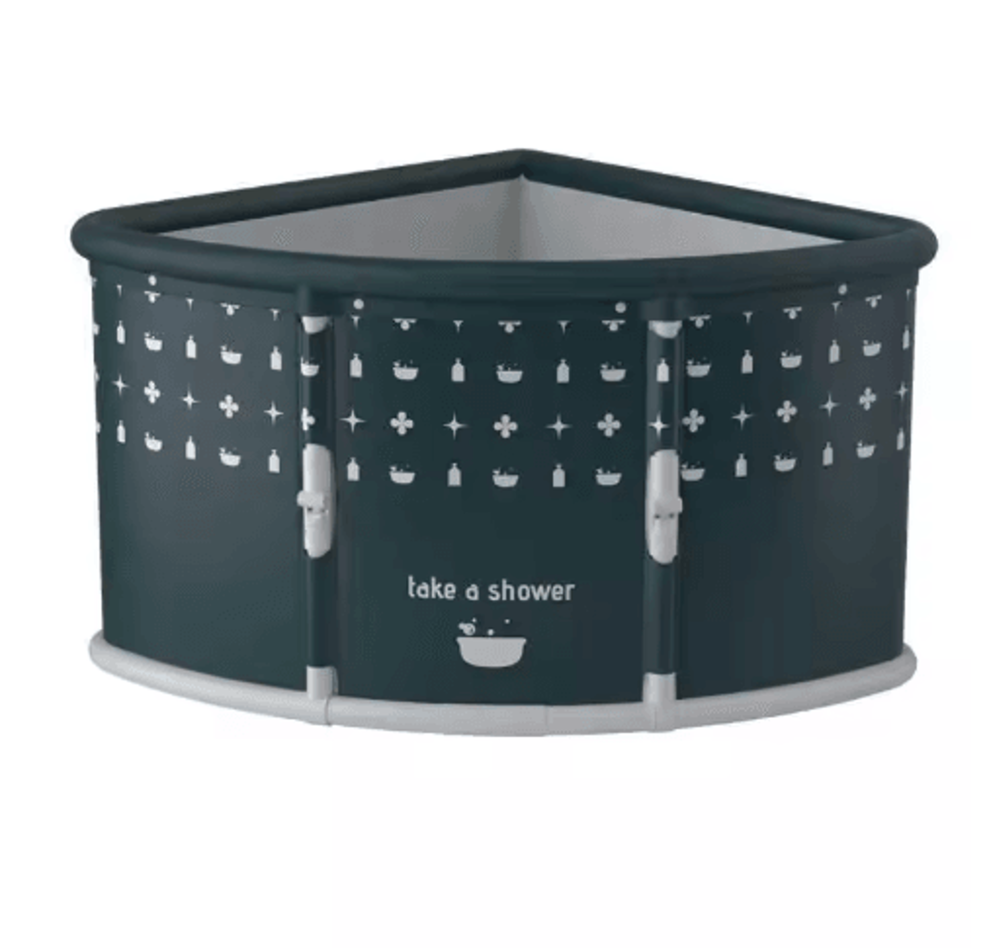 Portable One Second Foldable Bathtub Adult And Children Triangle Bath Bucket Installation Free One  4