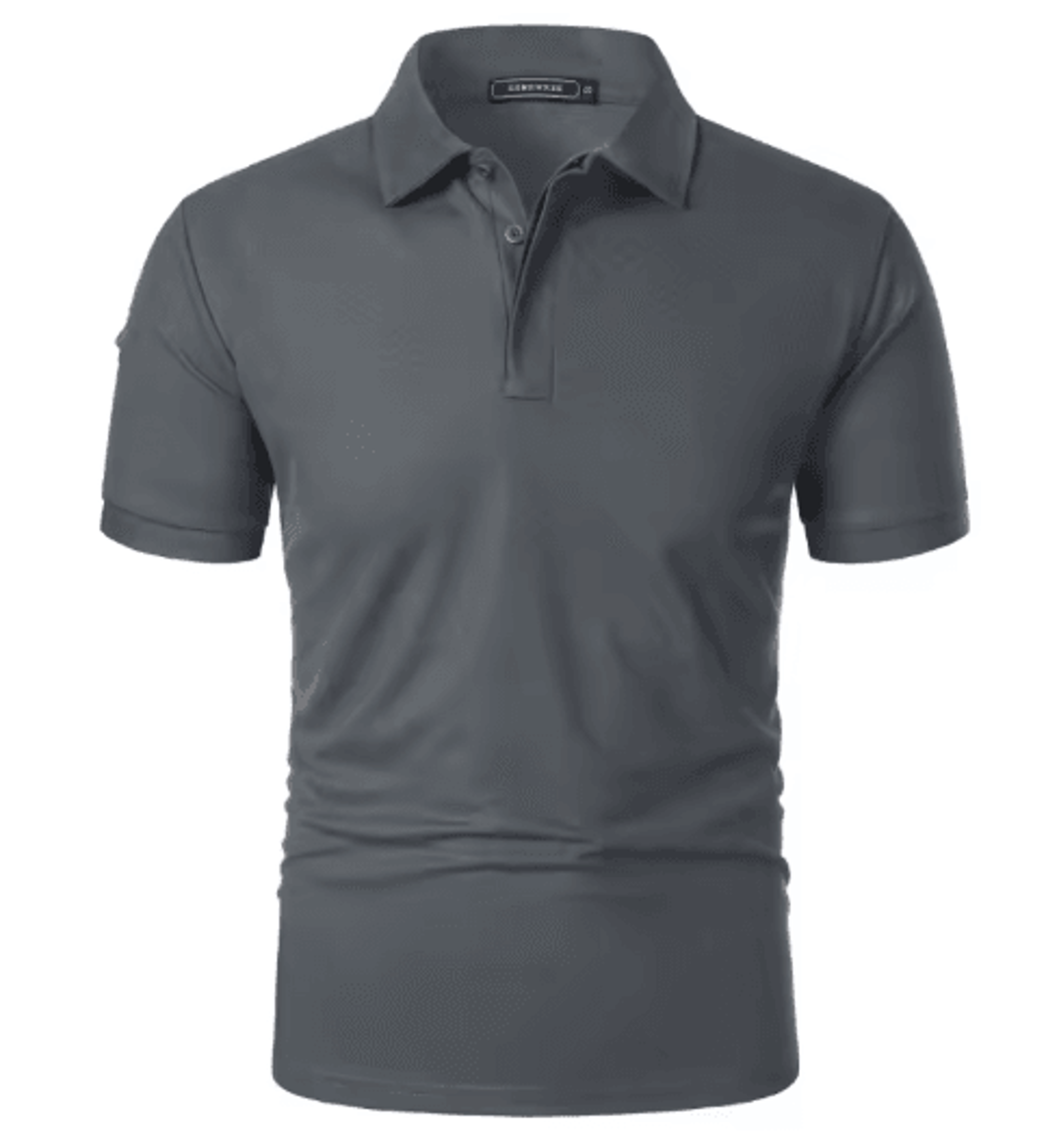 Mens Short Sleeve Polo Sports T Shirt Breathable Moisture Wicking And Oversized Fit 4