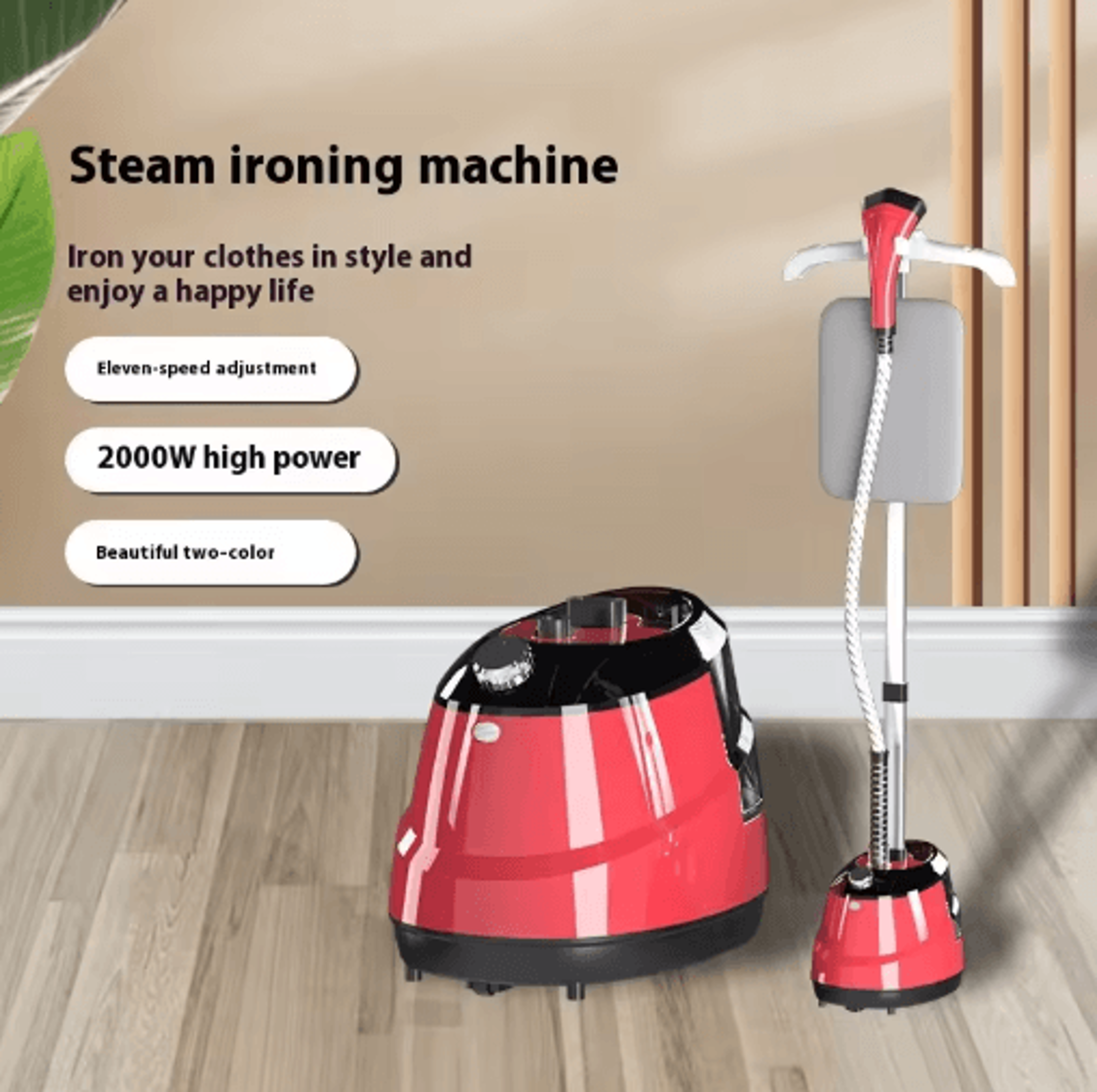 High Power Garment Steamer Multi Functional Vertical Handheld Electric Iron With Large Water Tank 1