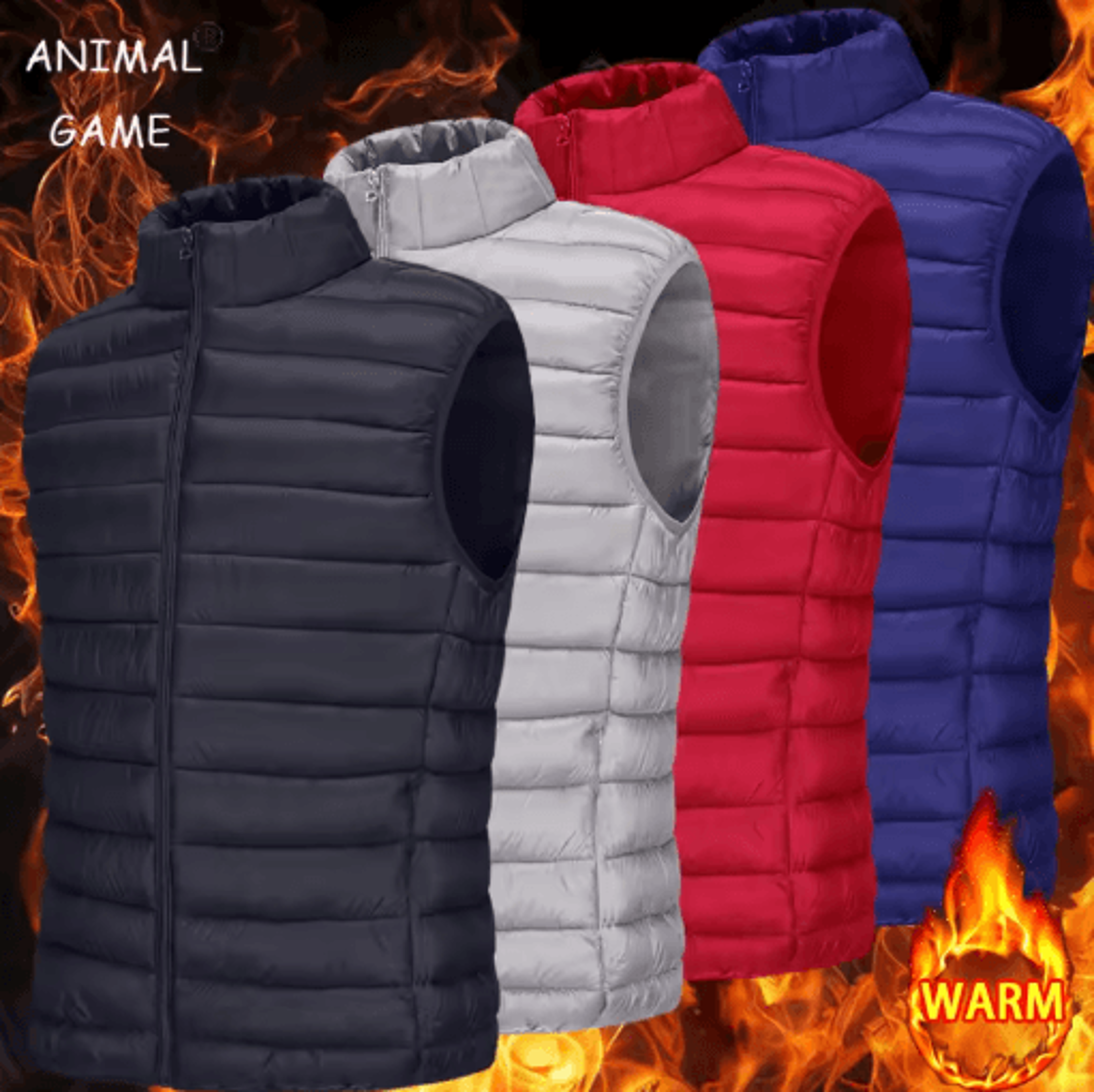 Mens Autumn Casual Vest Lightweight Sleeveless Zipper Jacket With Pockets For Outdoor Wear 0