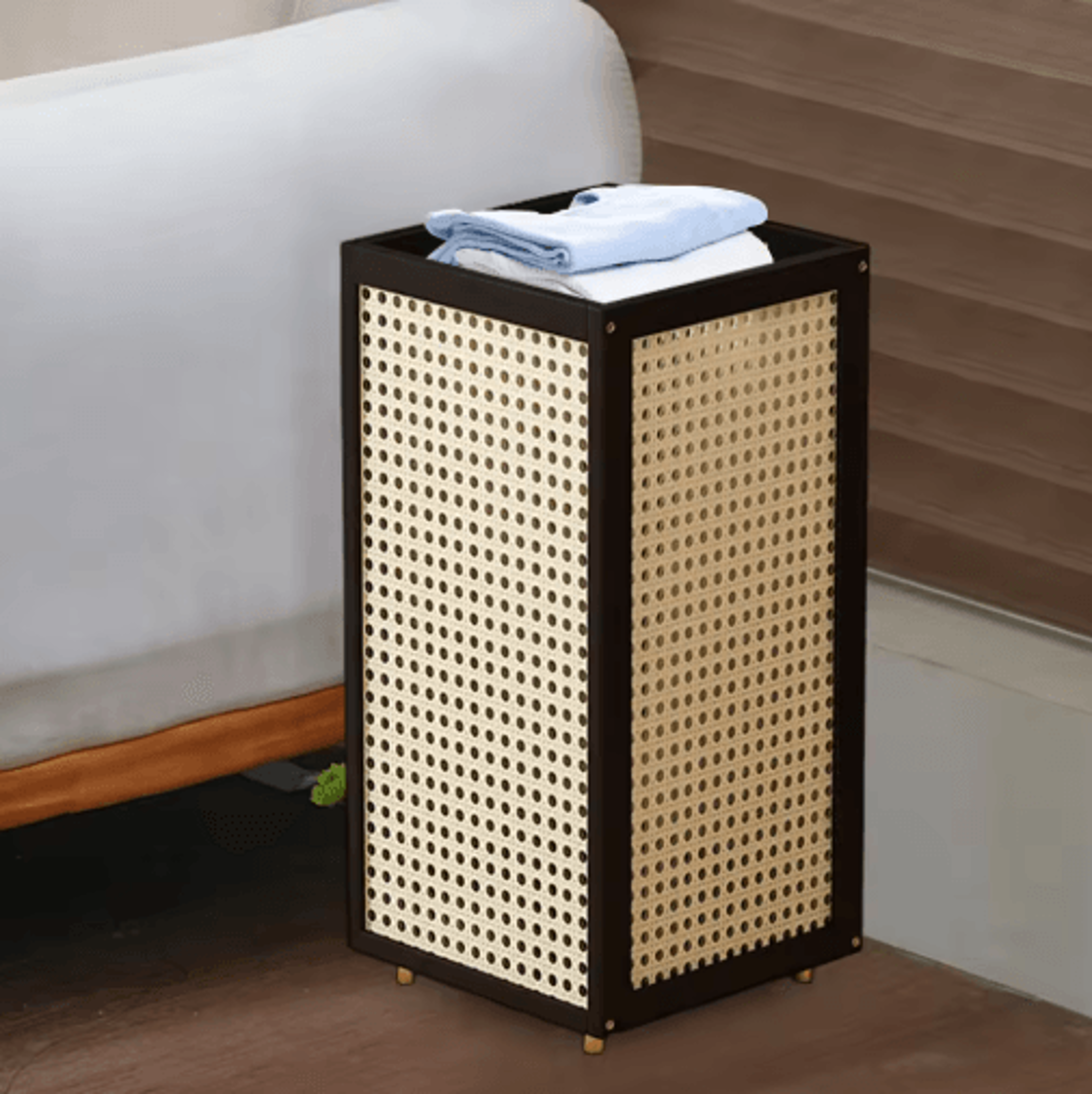 Bamboo Freestanding Umbrella Stand Cane Holder And Decorative Entryway Rack 0