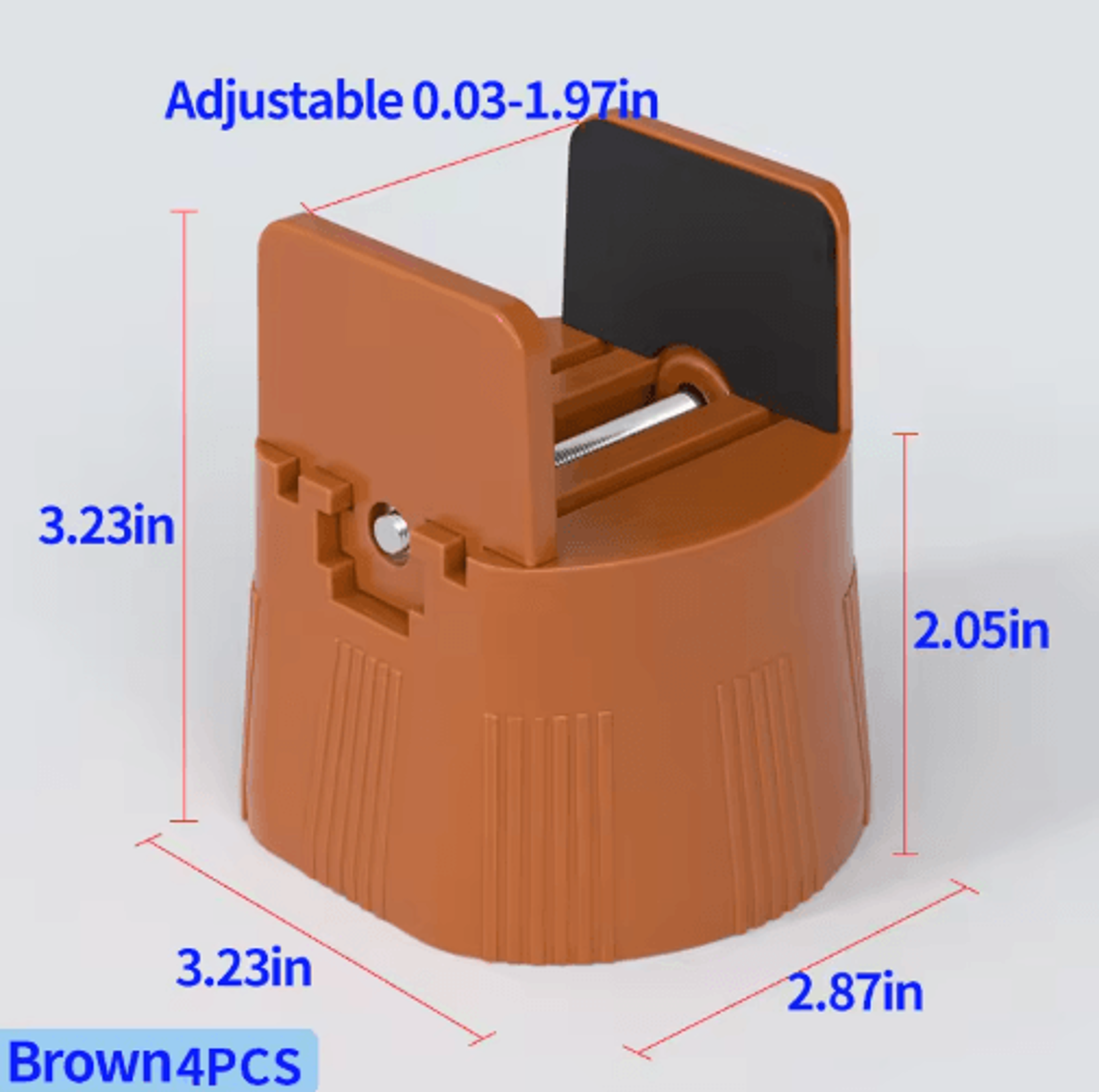 Adjustable Splint Type Furniture Lift Pads Moisture Proof Shock Absorbing Leg Risers 5