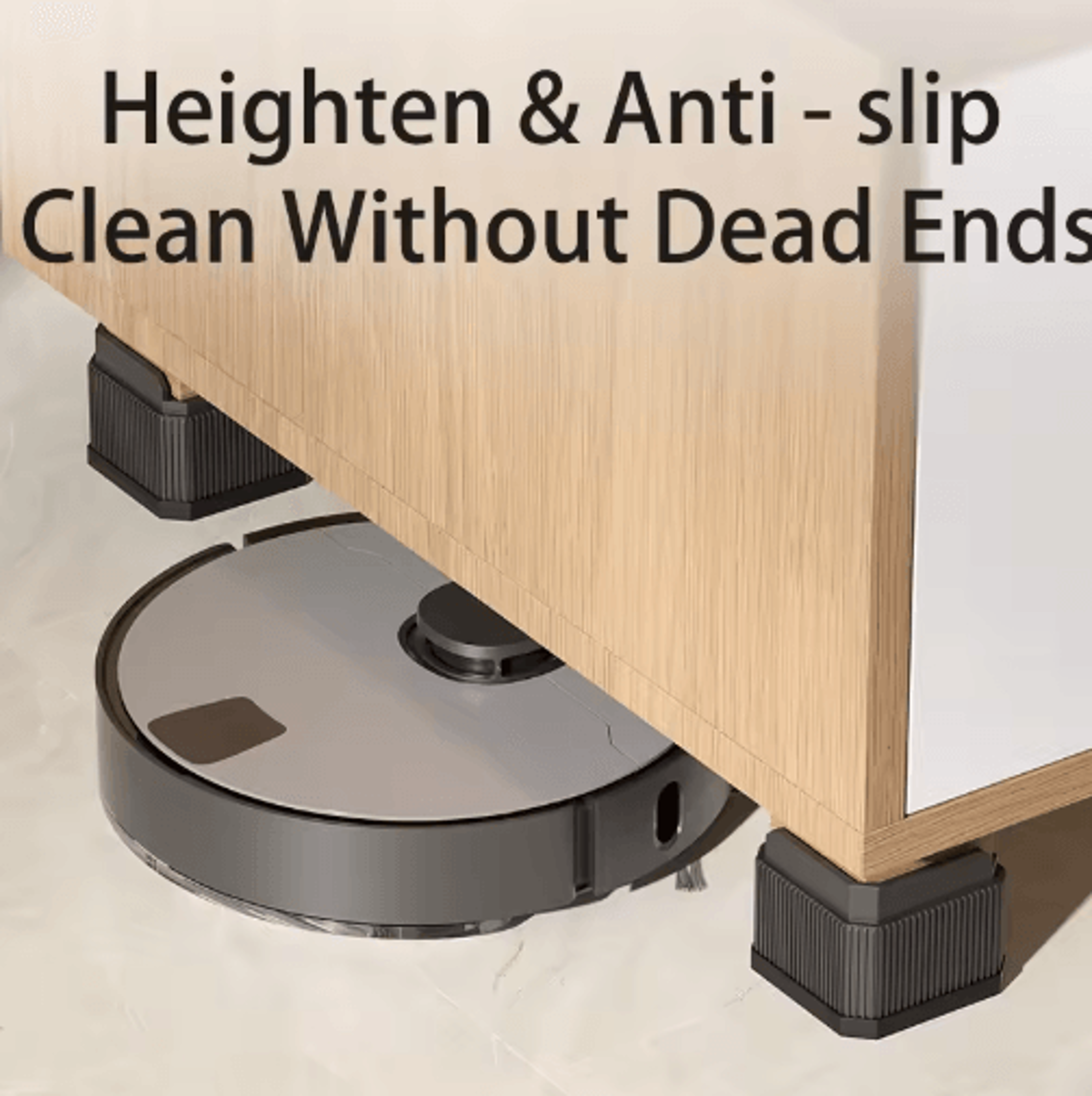 Adjustable Height Furniture Risers Heavy Duty Anti Slip Supports For Sofa Bed And Desk 27