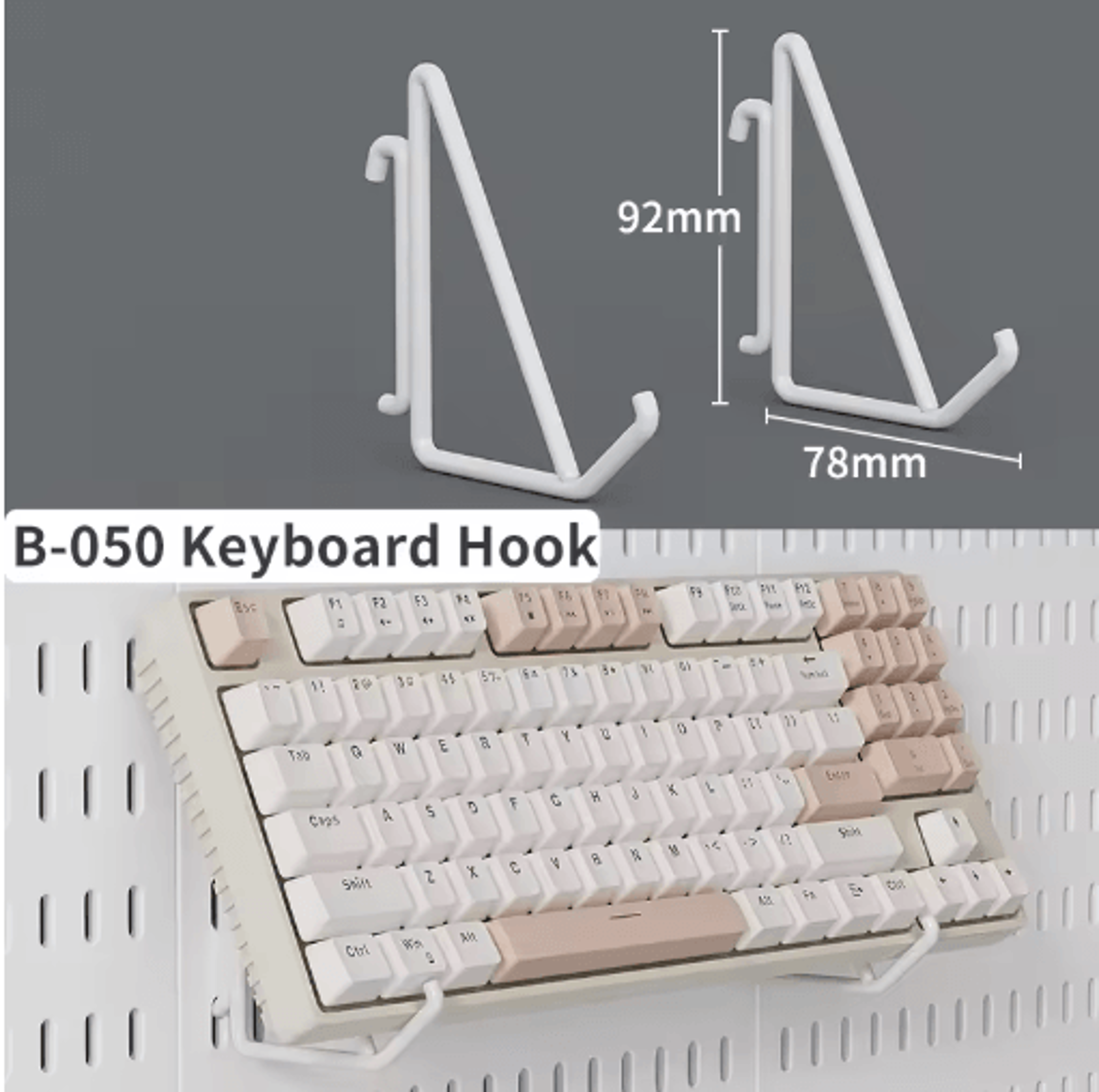 DIY Pegboard Wall Organizer Kit Modular No Drill Hanging Panels For Craft Rooms 16