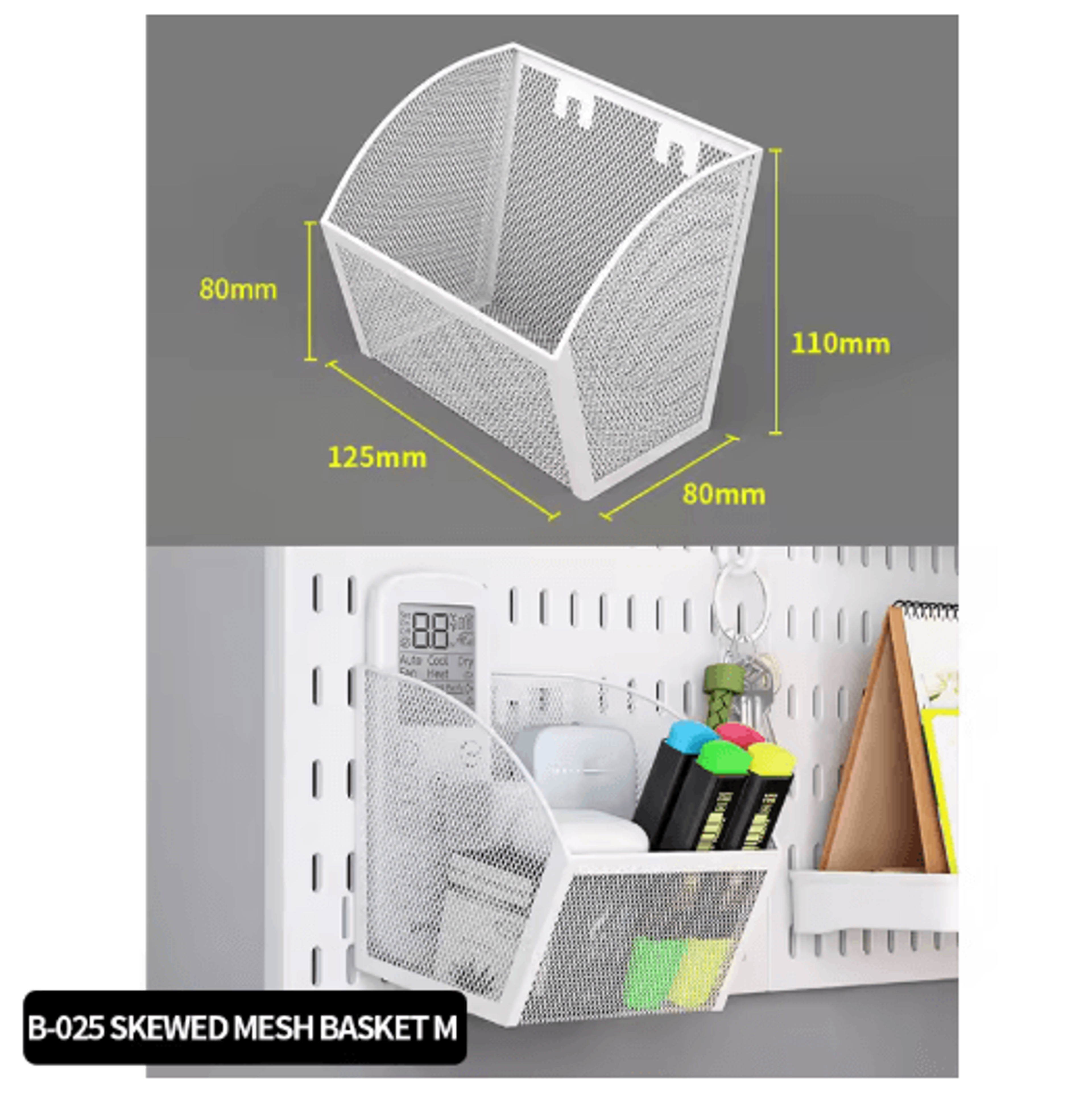 DIY Pegboard Wall Organizer Kit Modular No Drill Hanging Panels For Craft Rooms 29
