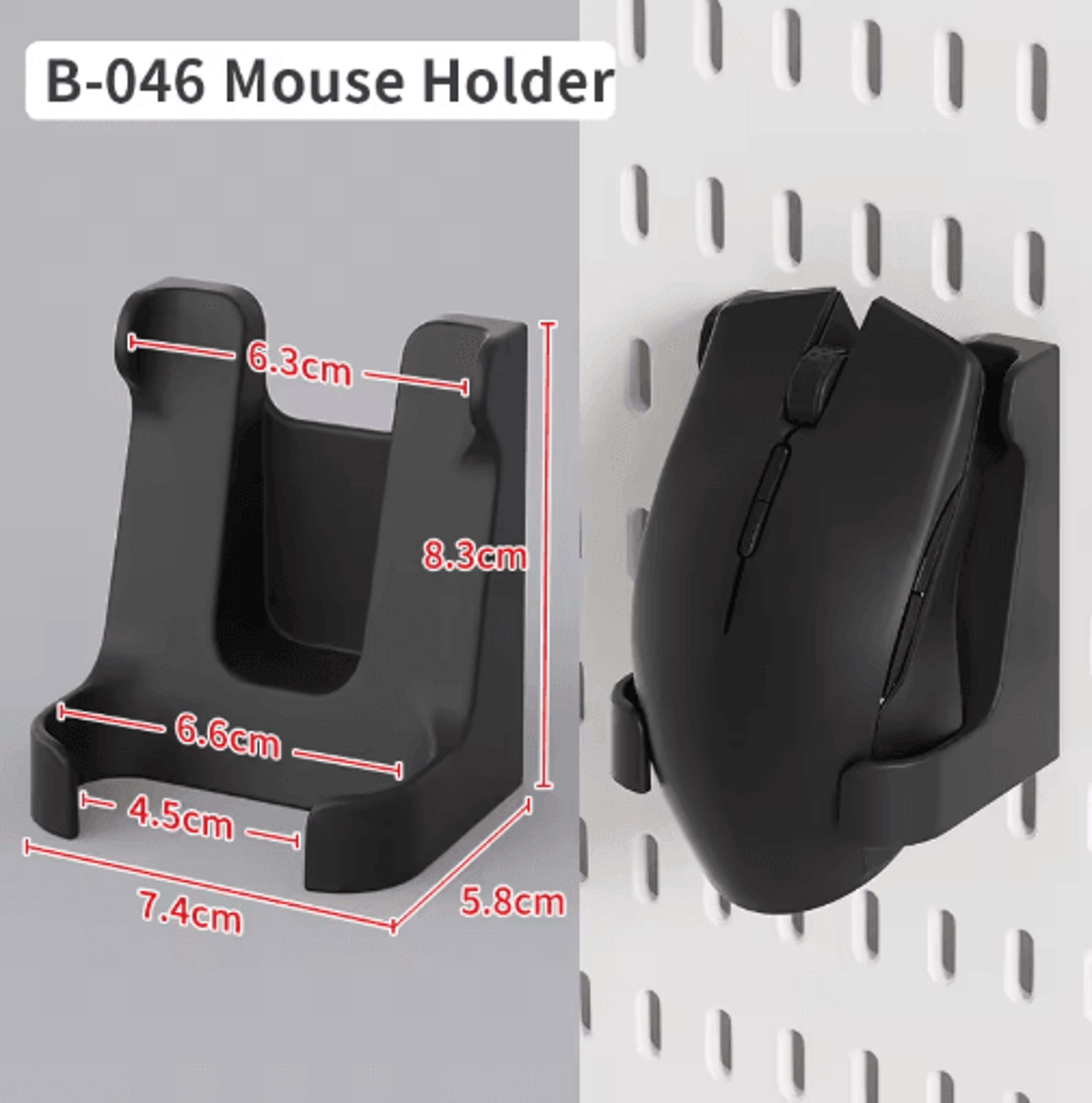 Standing Office Pegboard Storage No Drill Clip On Desktop Rack With DIY Accessories 13