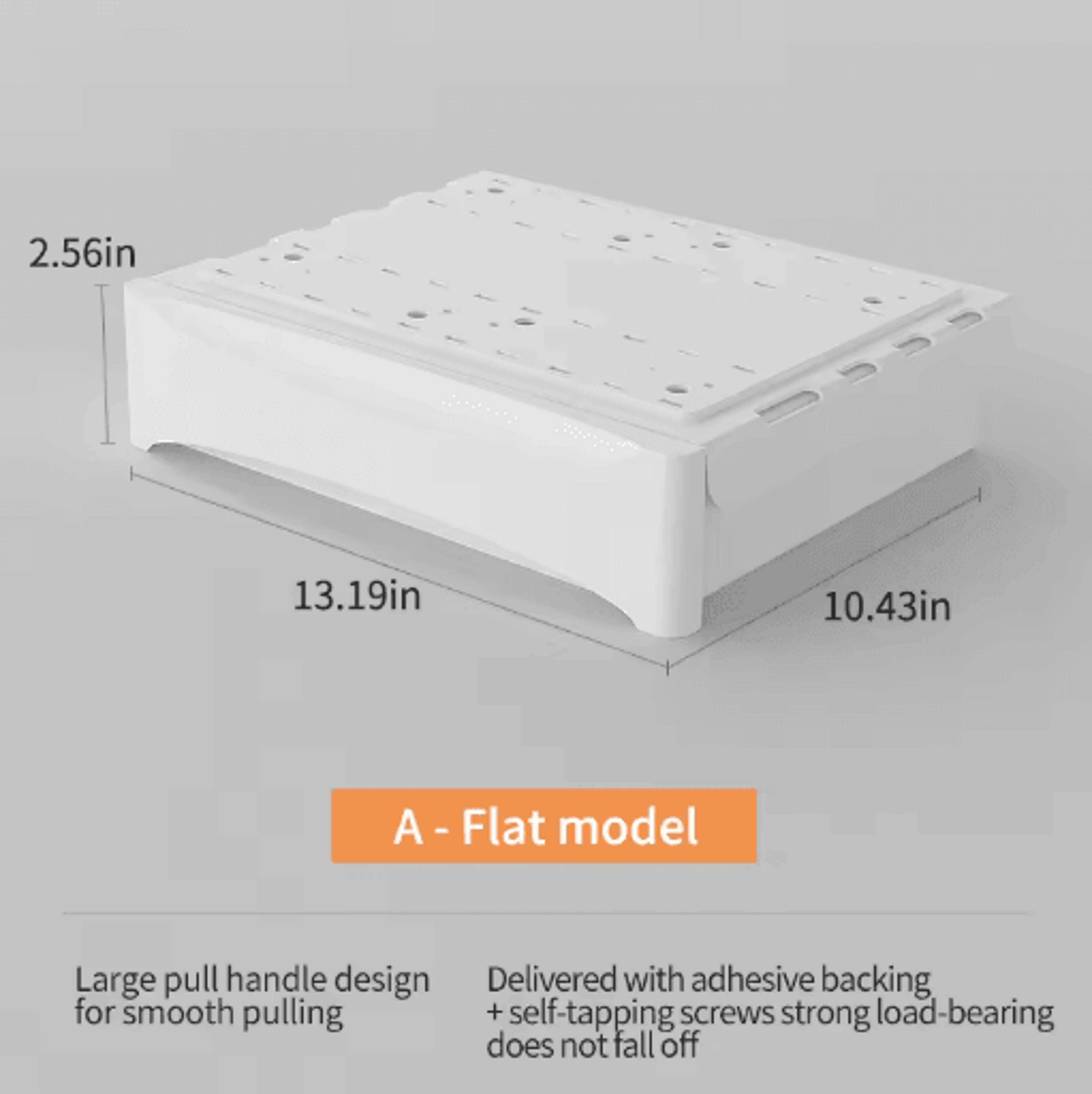 Hidden Under Desk Storage Drawer No Drill Stationery Organizer For Home And Office 11