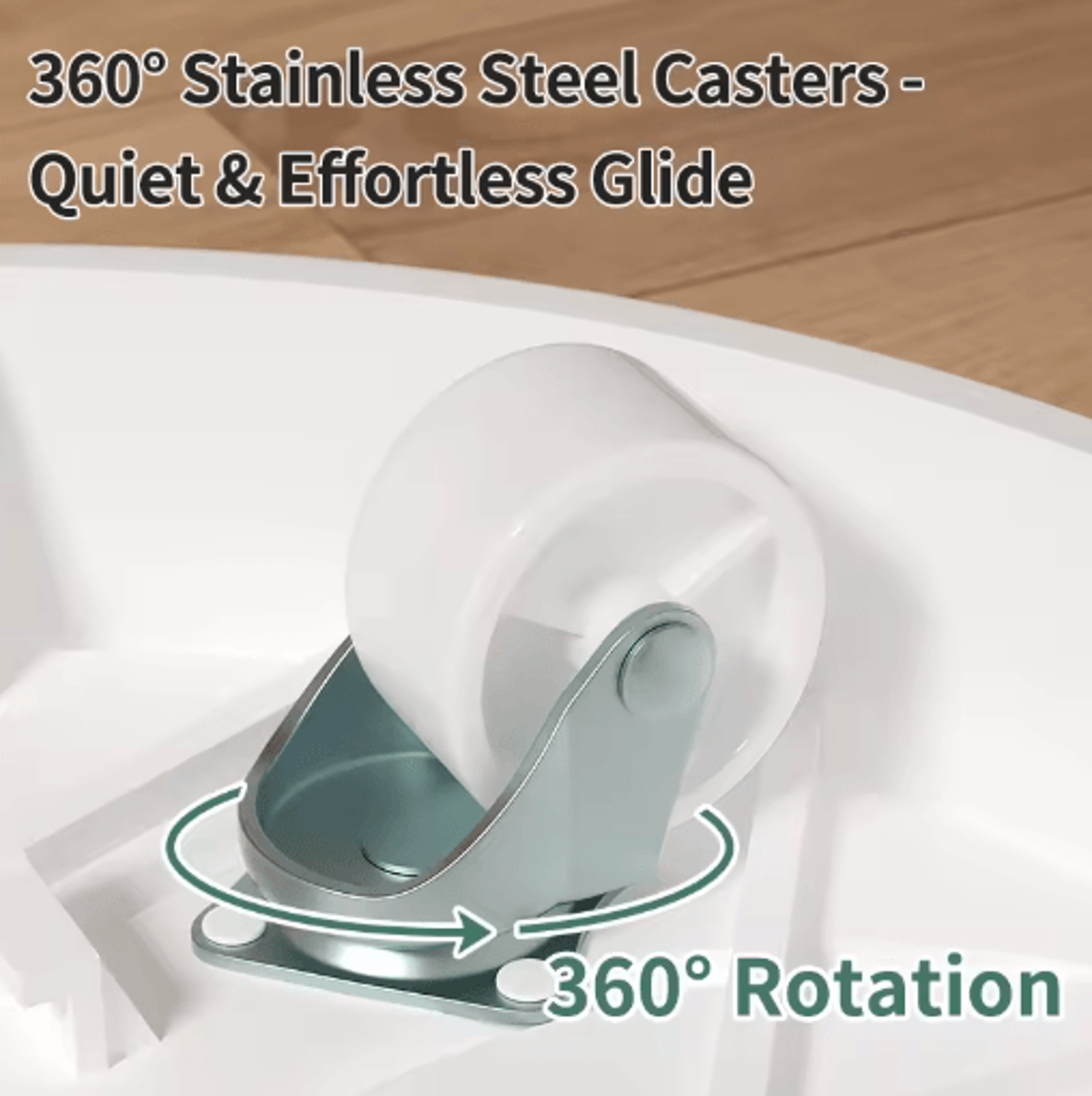 Wheeled Movable Plant Pot Base Thickened Plastic Planter Saucer With Water Storage Box 12