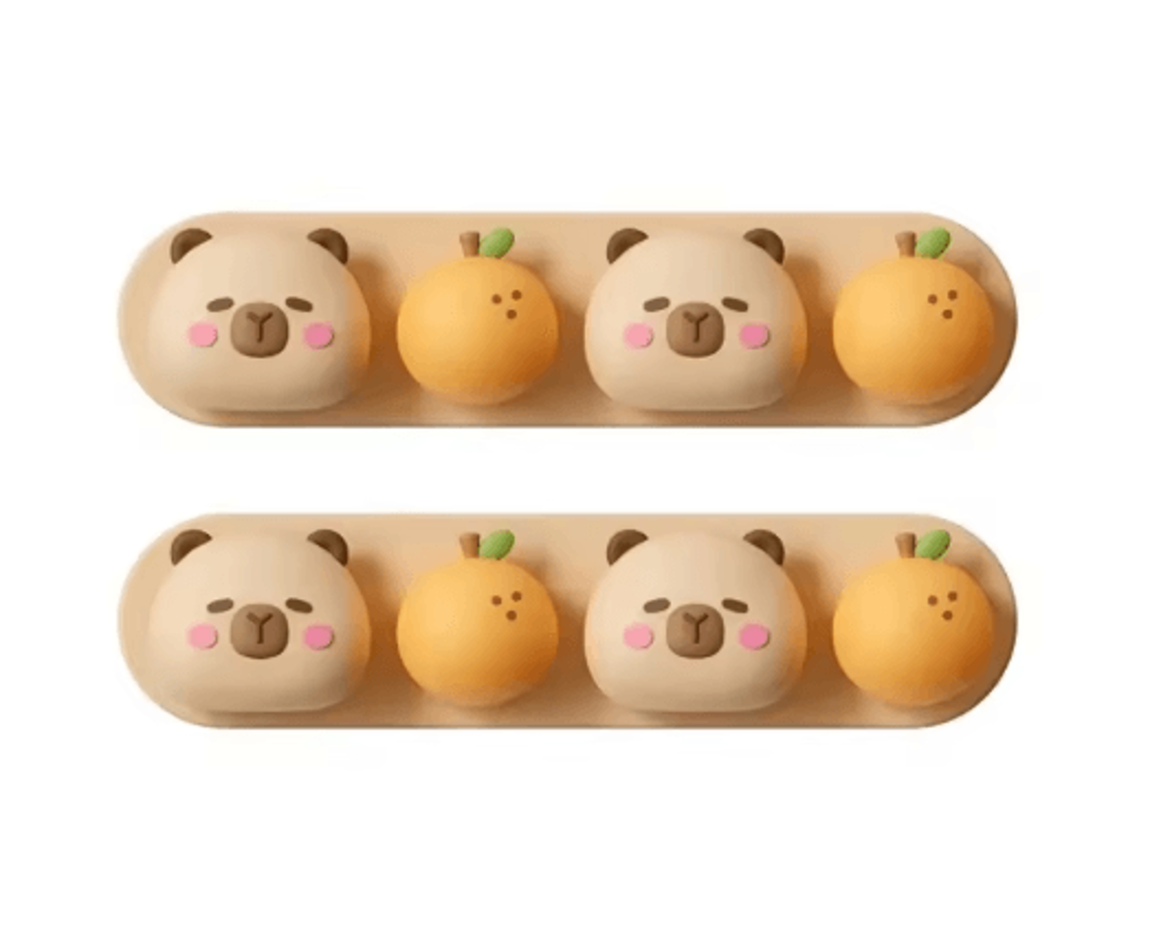Capybara Desktop Cable Organizer Cute Silicone Punch Free Holder For Charging And Data Cables 9