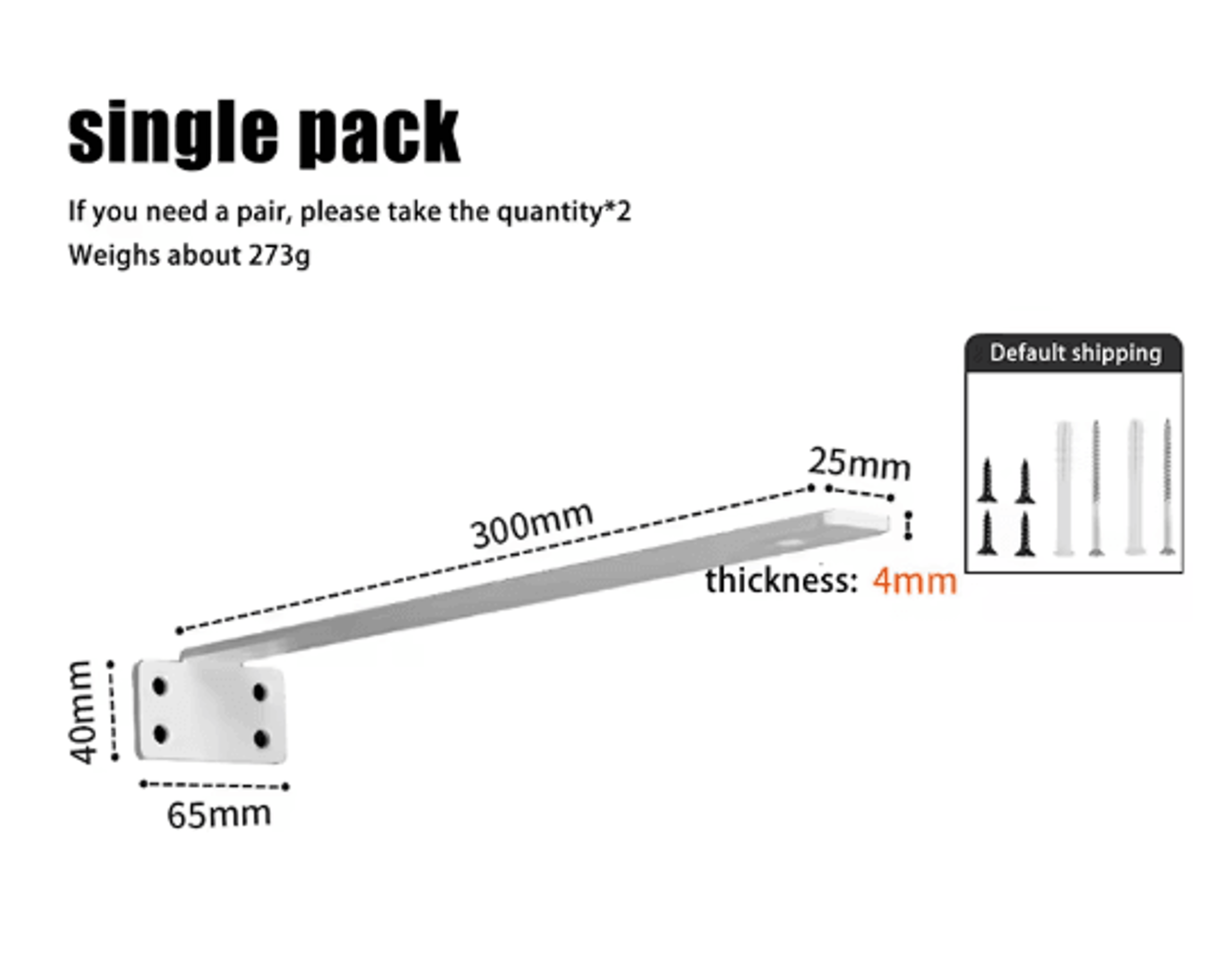 Heavy Duty Cast Iron Floating Shelf Brackets 4mm Thick Invisible L Brackets For Strong Shelf Suppor 3
