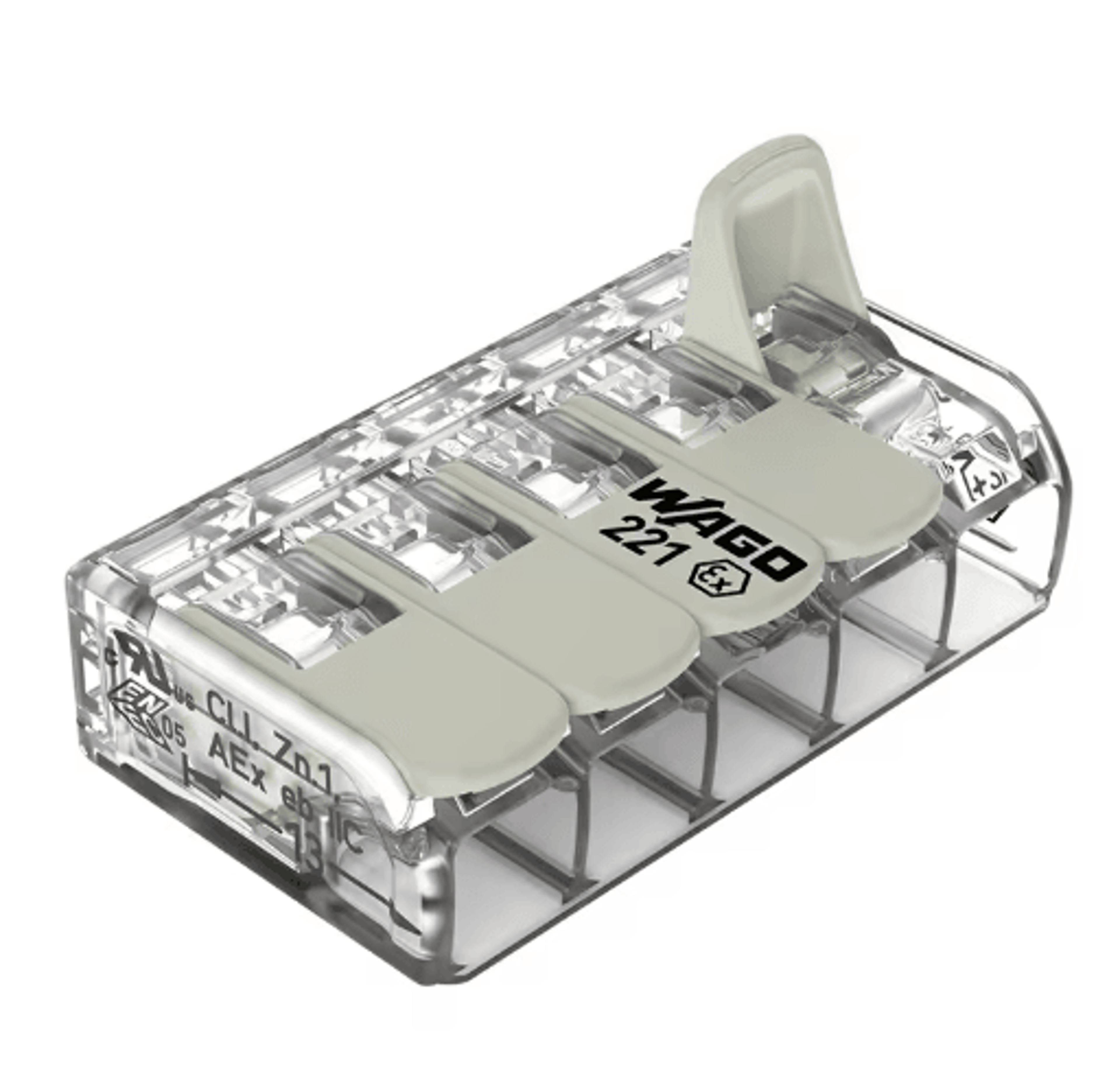 Original WAGO 221 Series Wiring Connectors Lever Nut Terminal Blocks Multiple Models Available 1