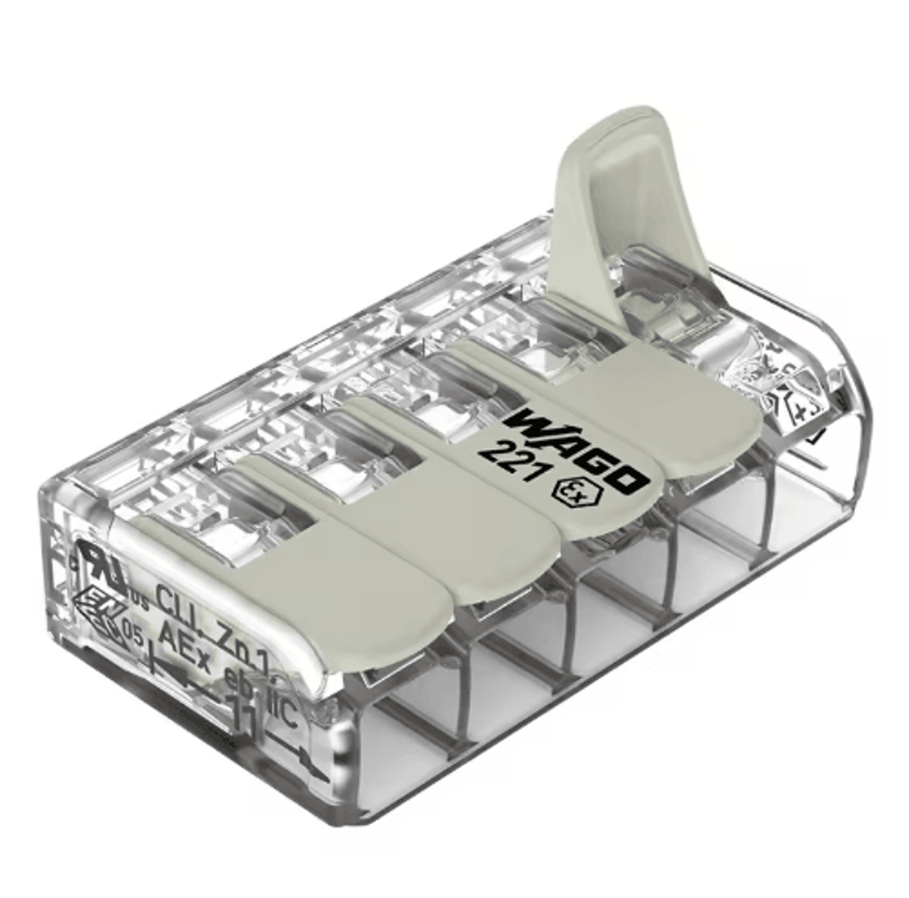 Original WAGO 221 Series Wiring Connectors Lever Nut Terminal Blocks Multiple Models Available 13