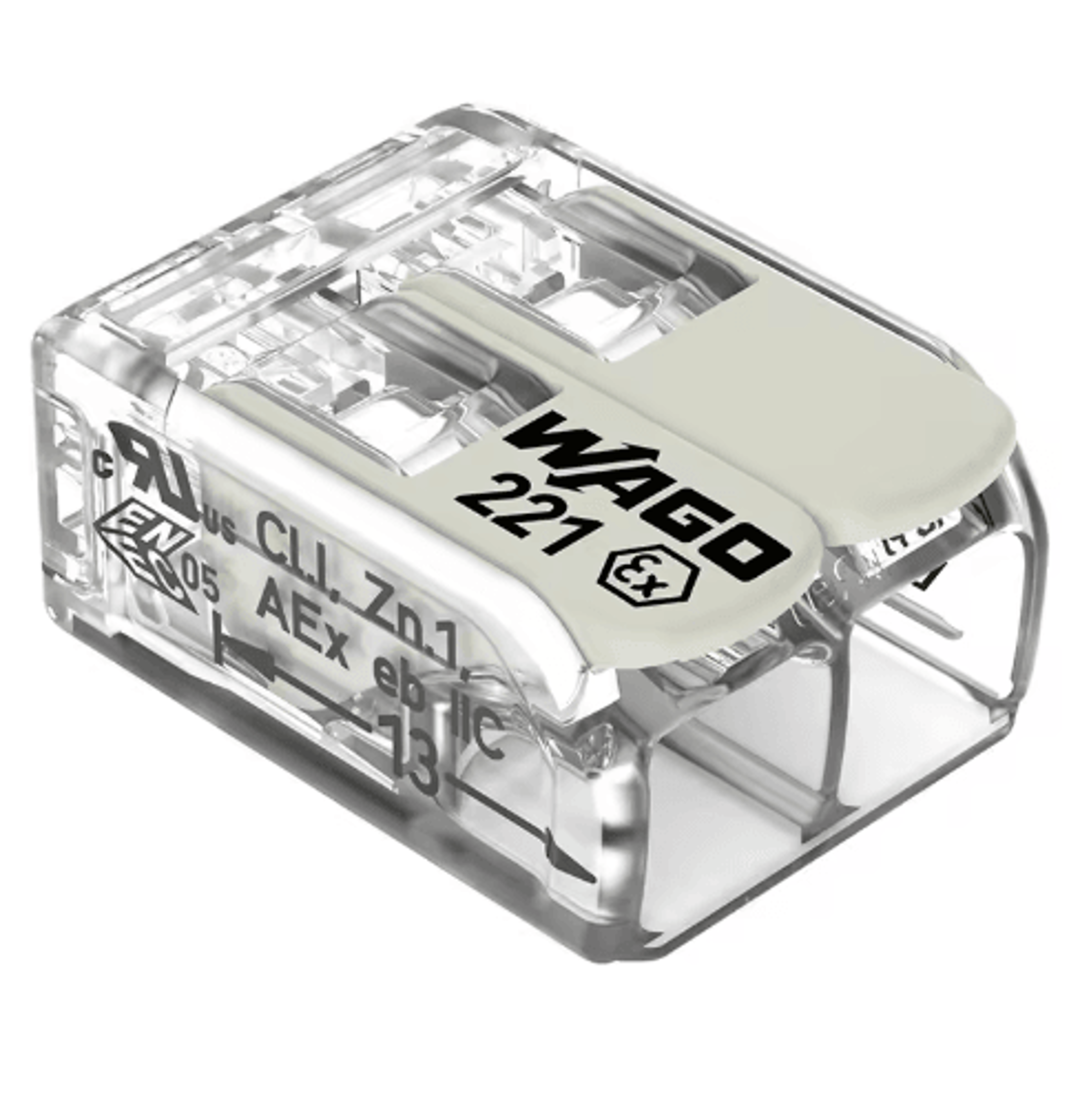 Original WAGO 221 Series Wiring Connectors Lever Nut Terminal Blocks Multiple Models Available 3
