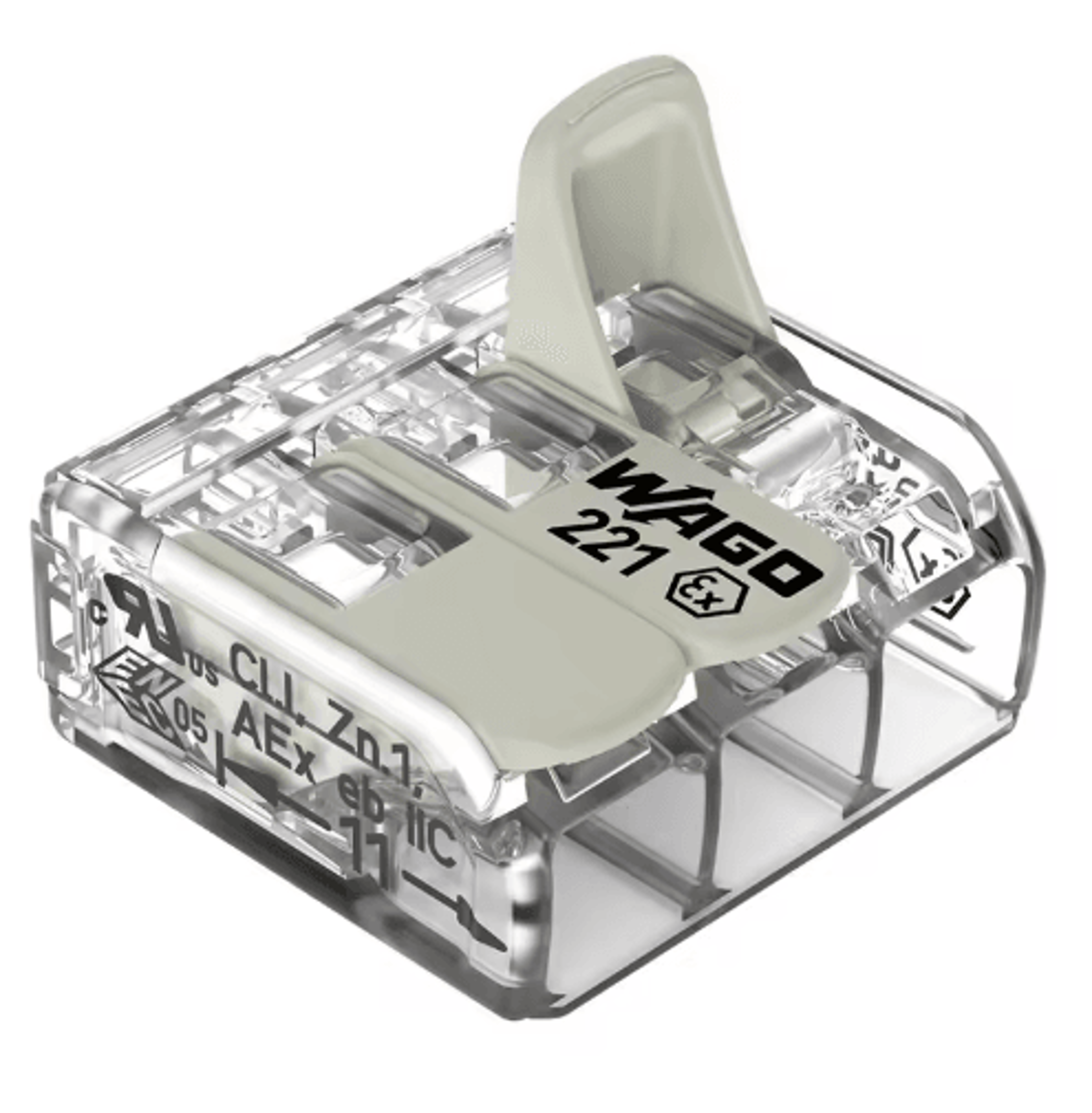 Original WAGO 221 Series Wiring Connectors Lever Nut Terminal Blocks Multiple Models Available 4