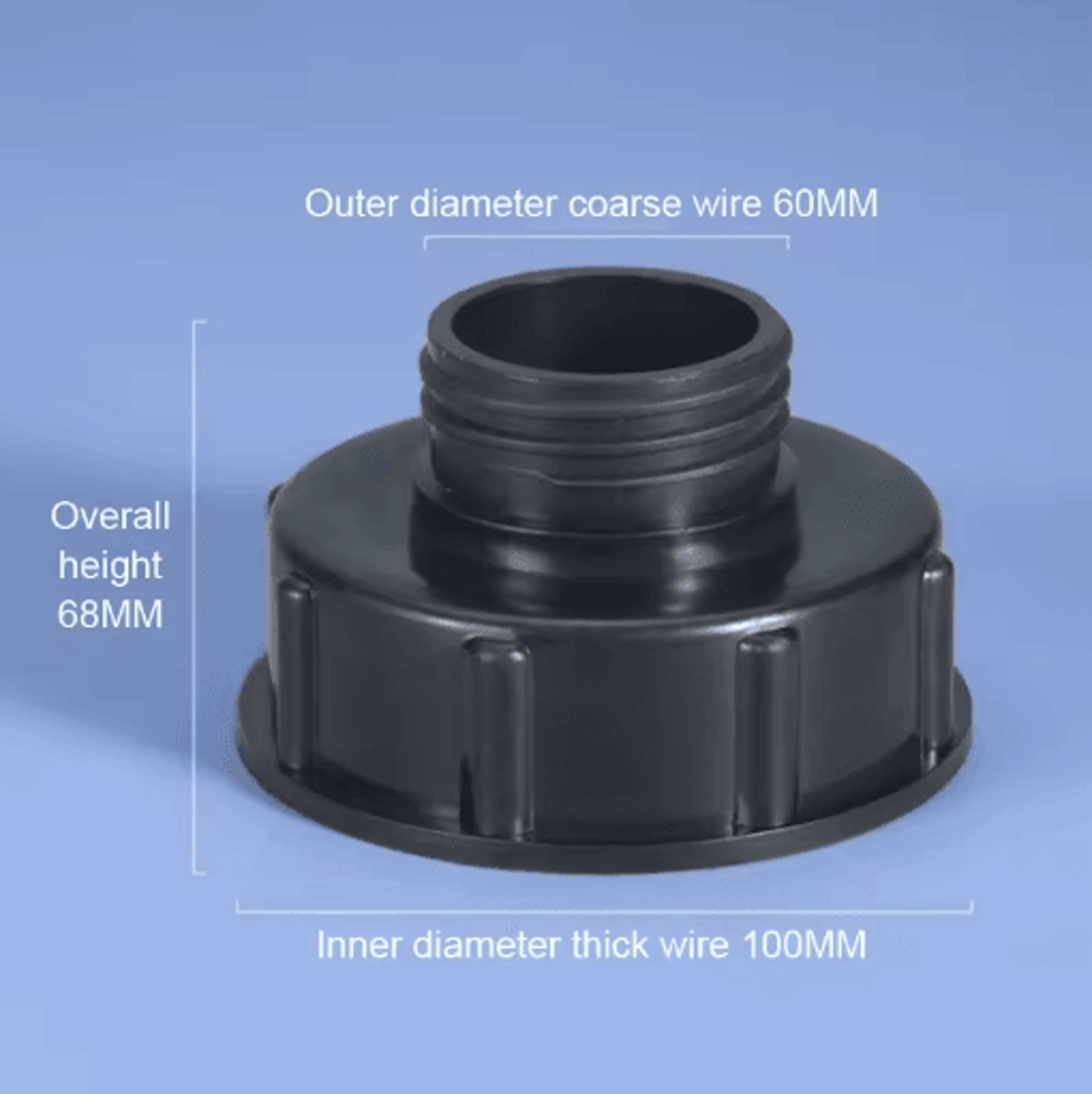 IBC Tank Adapter S100 By S60 To DN100 Reducer Connector Valve Adapter For Ton Barrels 5